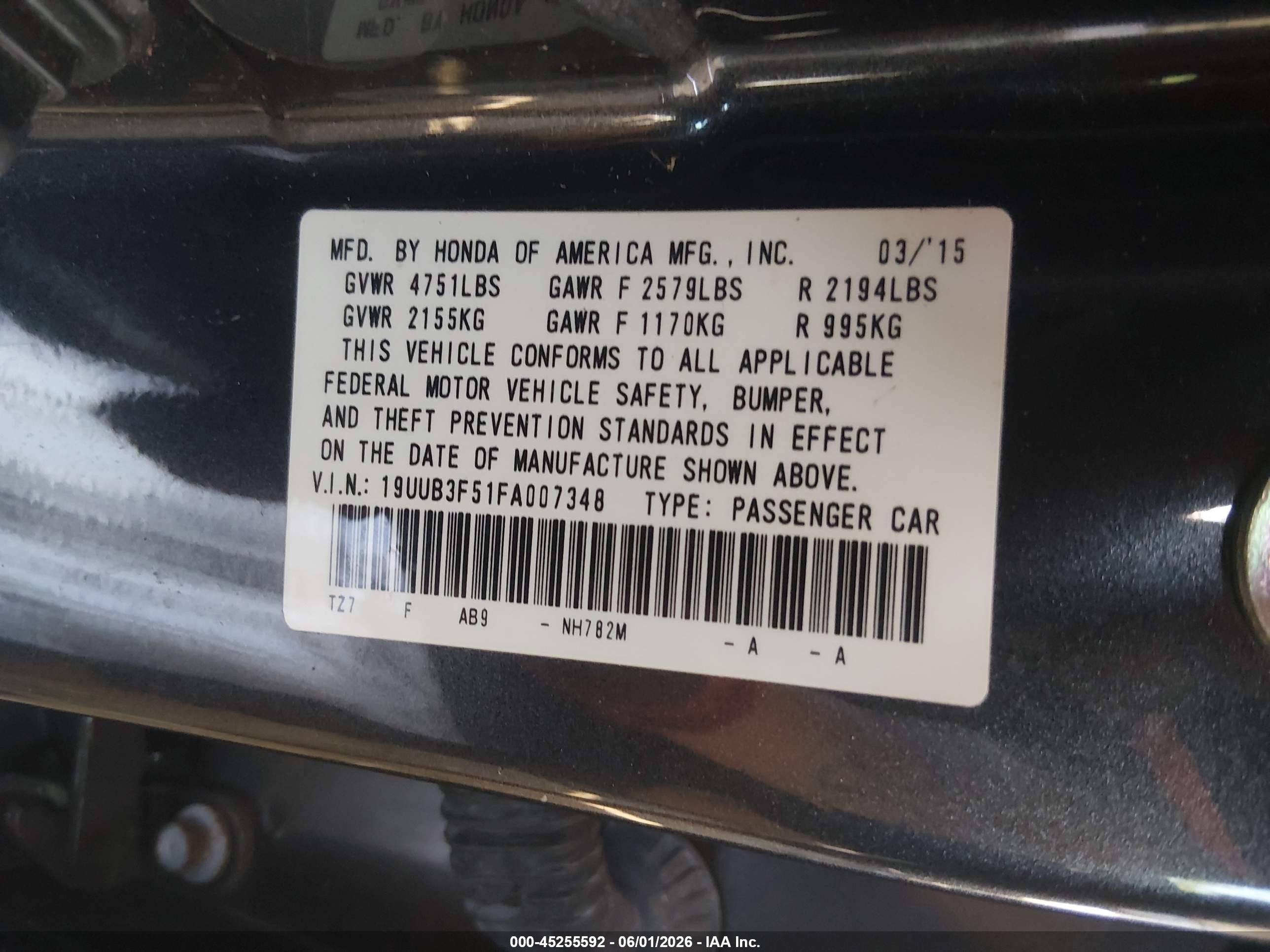2015 Acura Tlx V6 Tech Black vin: 19UUB3F51FA007348