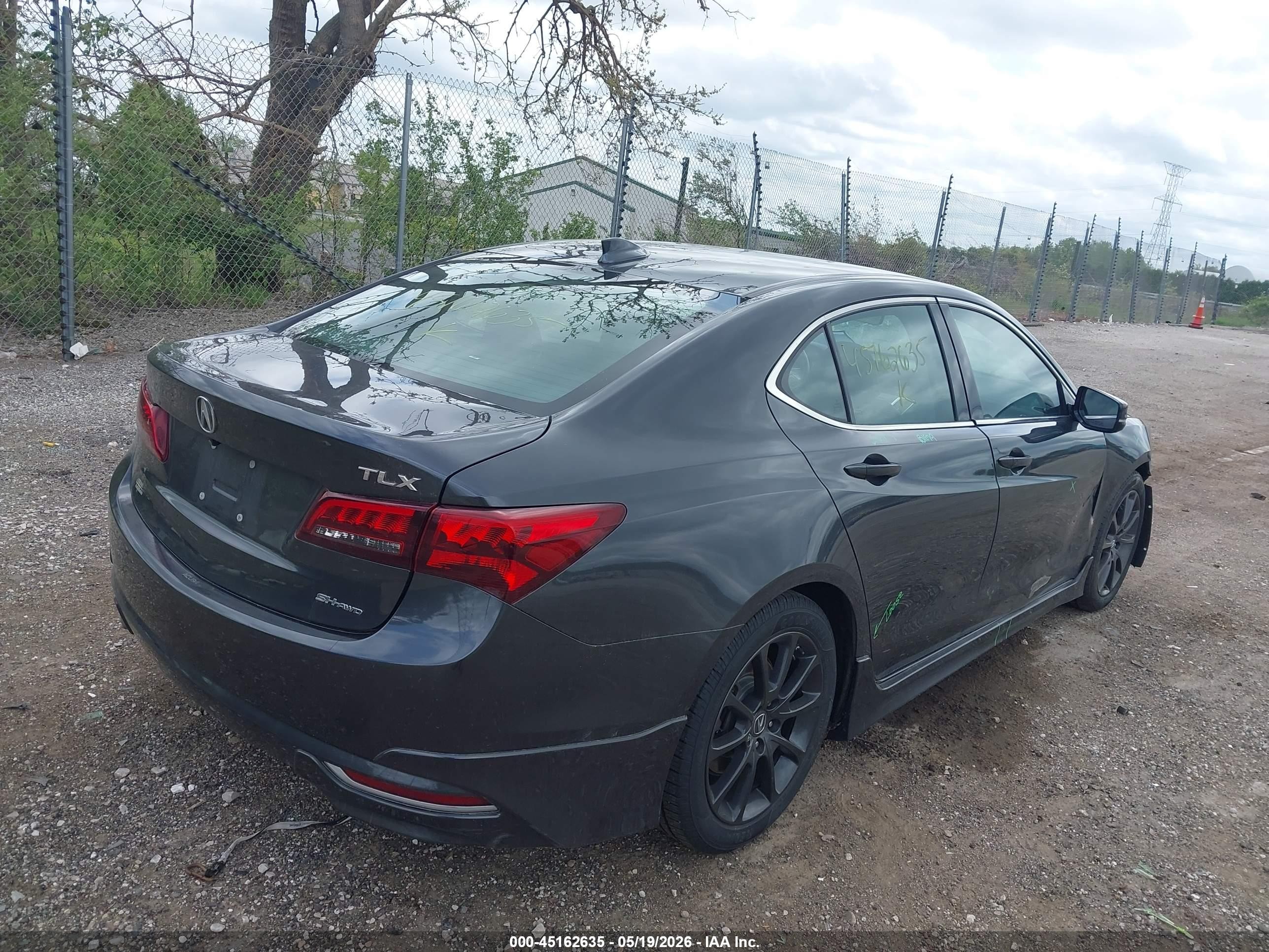 2015 Acura Tlx V6 Tech Gray vin: 19UUB3F52FA004779