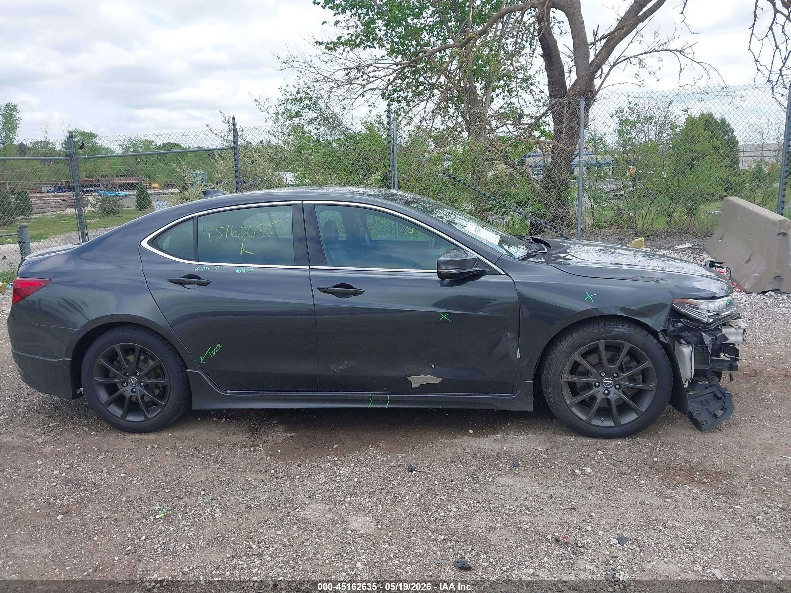 2015 Acura Tlx V6 Tech Gray vin: 19UUB3F52FA004779