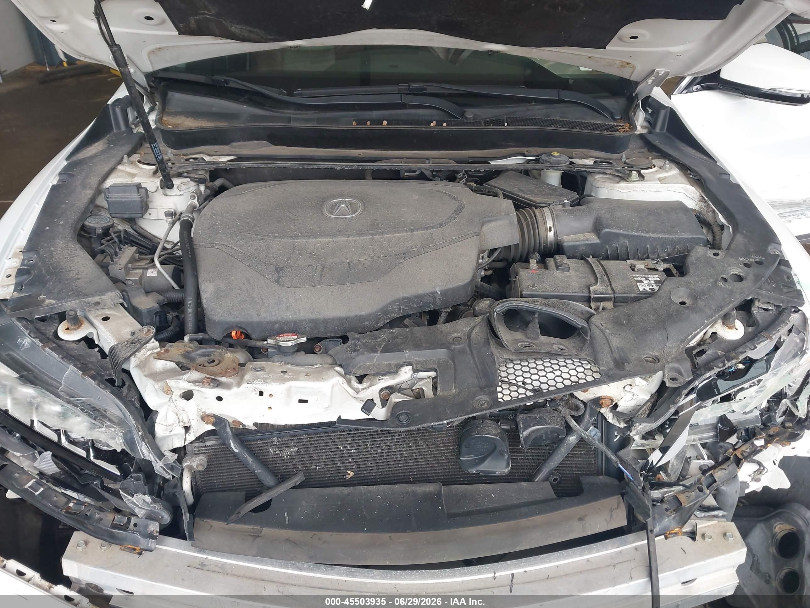 2015 Acura Tlx V6 Tech White vin: 19UUB3F52FA005009