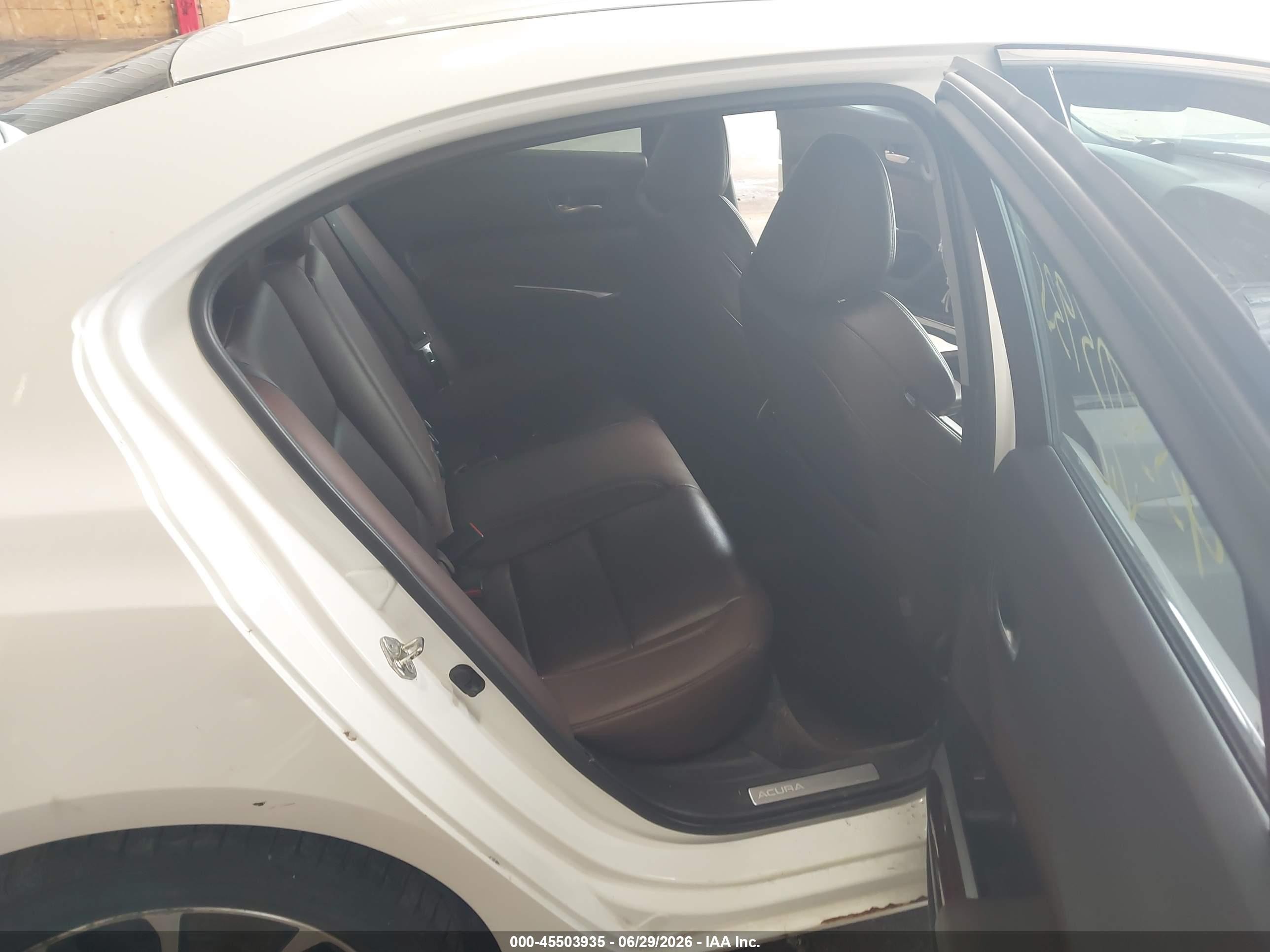 2015 Acura Tlx V6 Tech White vin: 19UUB3F52FA005009