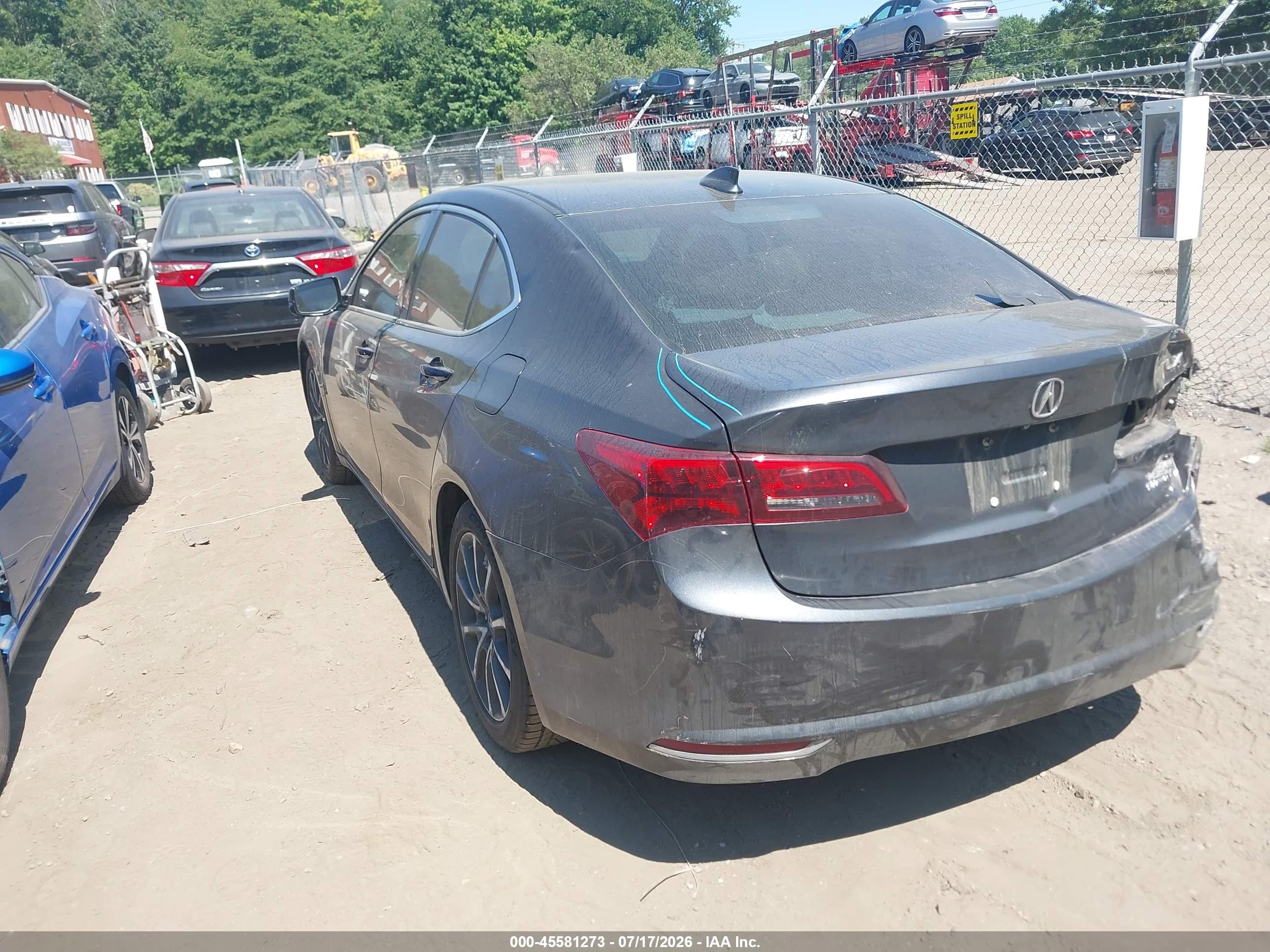 2015 Acura Tlx V6 Tech Gray vin: 19UUB3F52FA008167