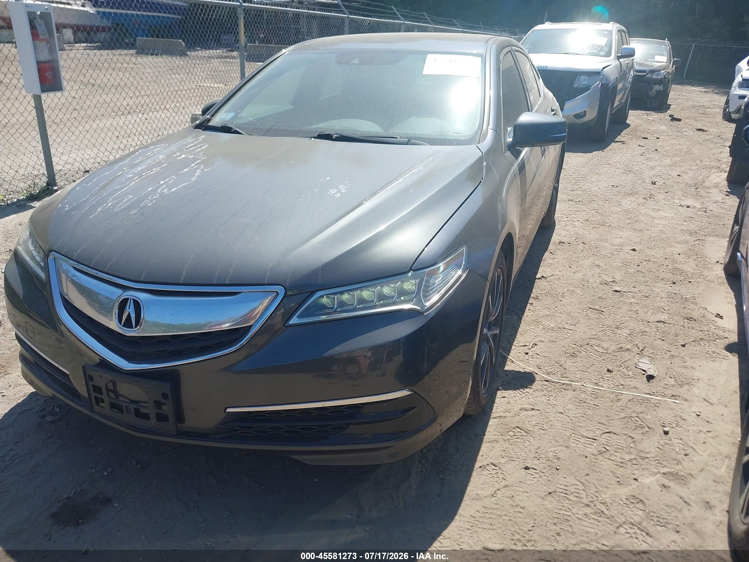 2015 Acura Tlx V6 Tech Gray vin: 19UUB3F52FA008167