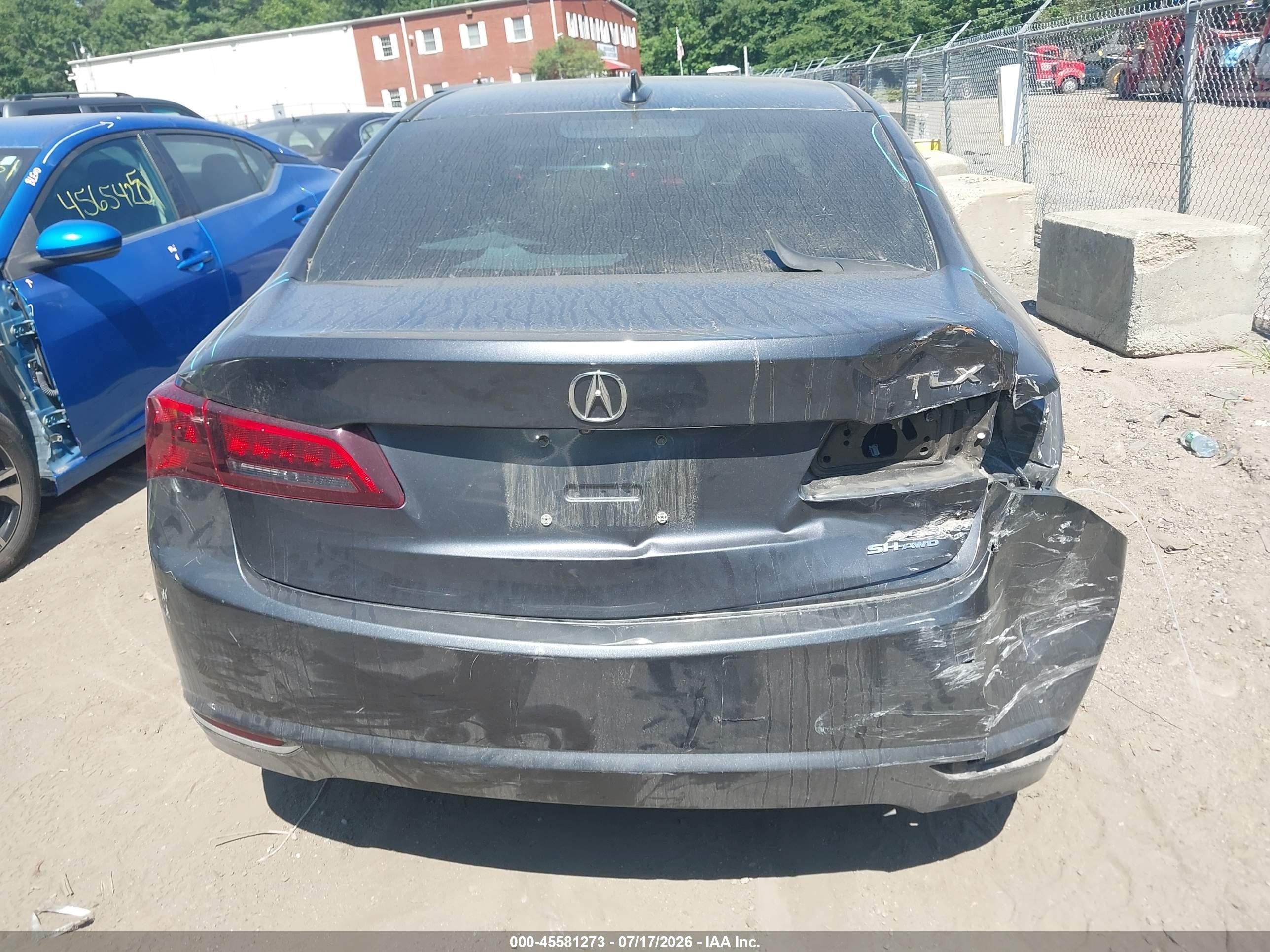 2015 Acura Tlx V6 Tech Gray vin: 19UUB3F52FA008167
