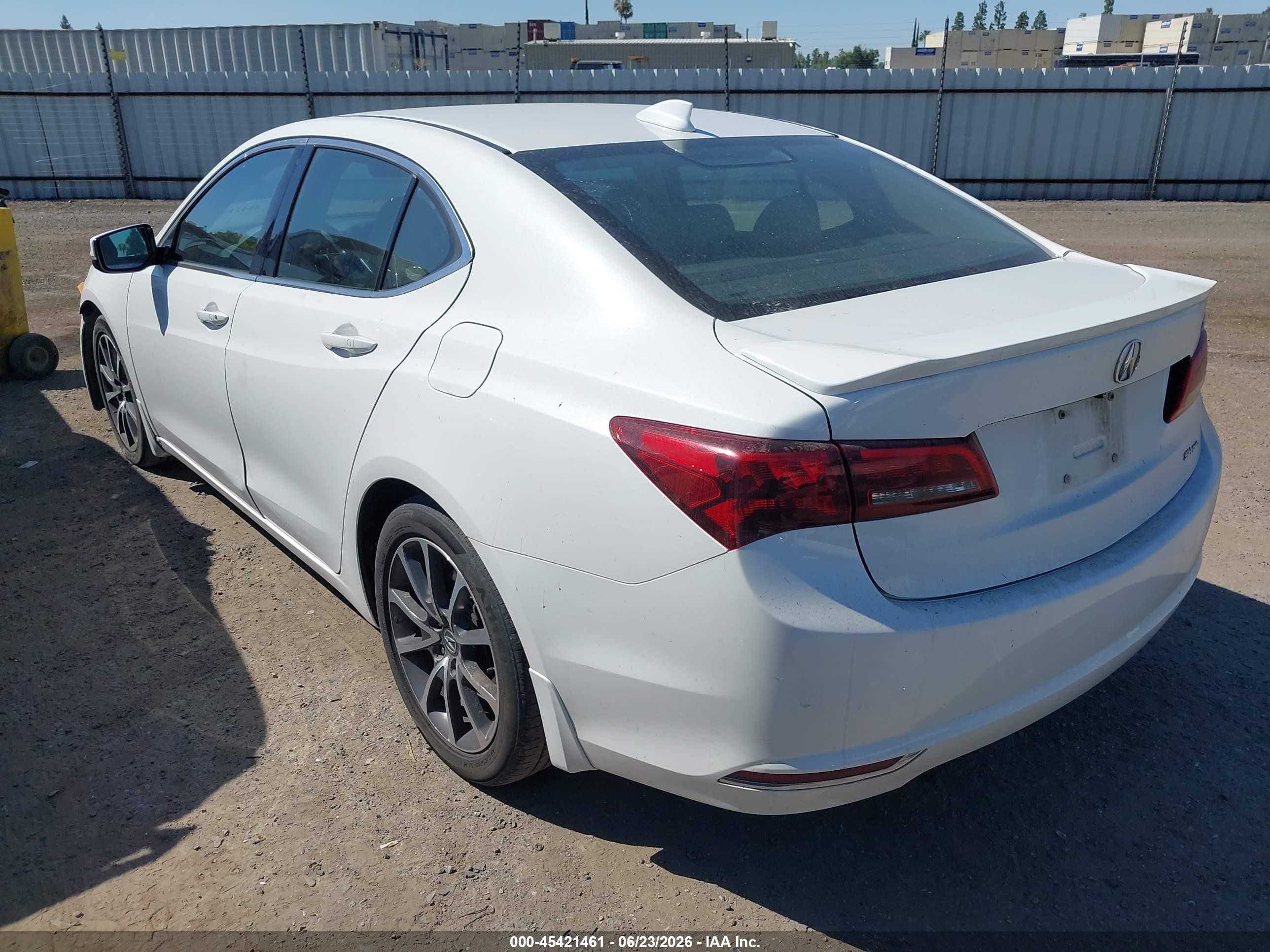 2015 Acura Tlx V6 Tech White vin: 19UUB3F52FA801341