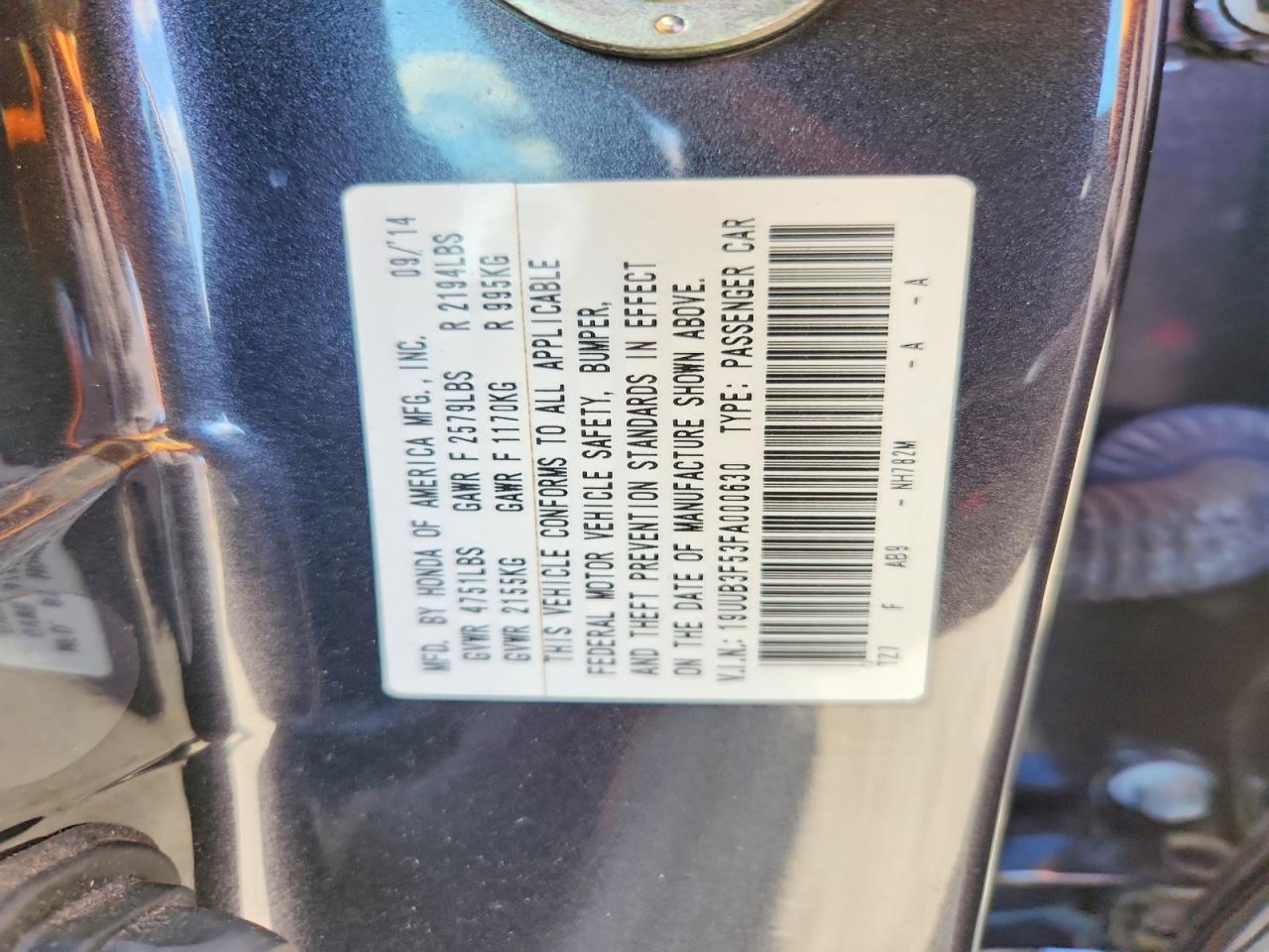 2015 Acura Tlx Tech Gray vin: 19UUB3F53FA000630