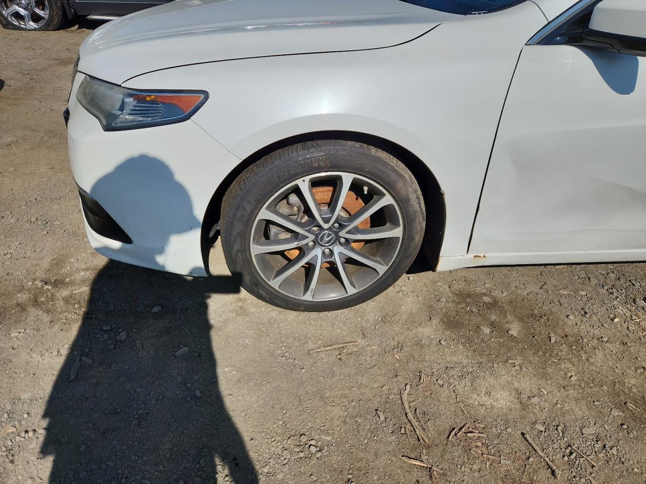 2015 Acura Tlx Tech White vin: 19UUB3F54FA000913 Damage: Left Front Door, Broken, Replacement Required