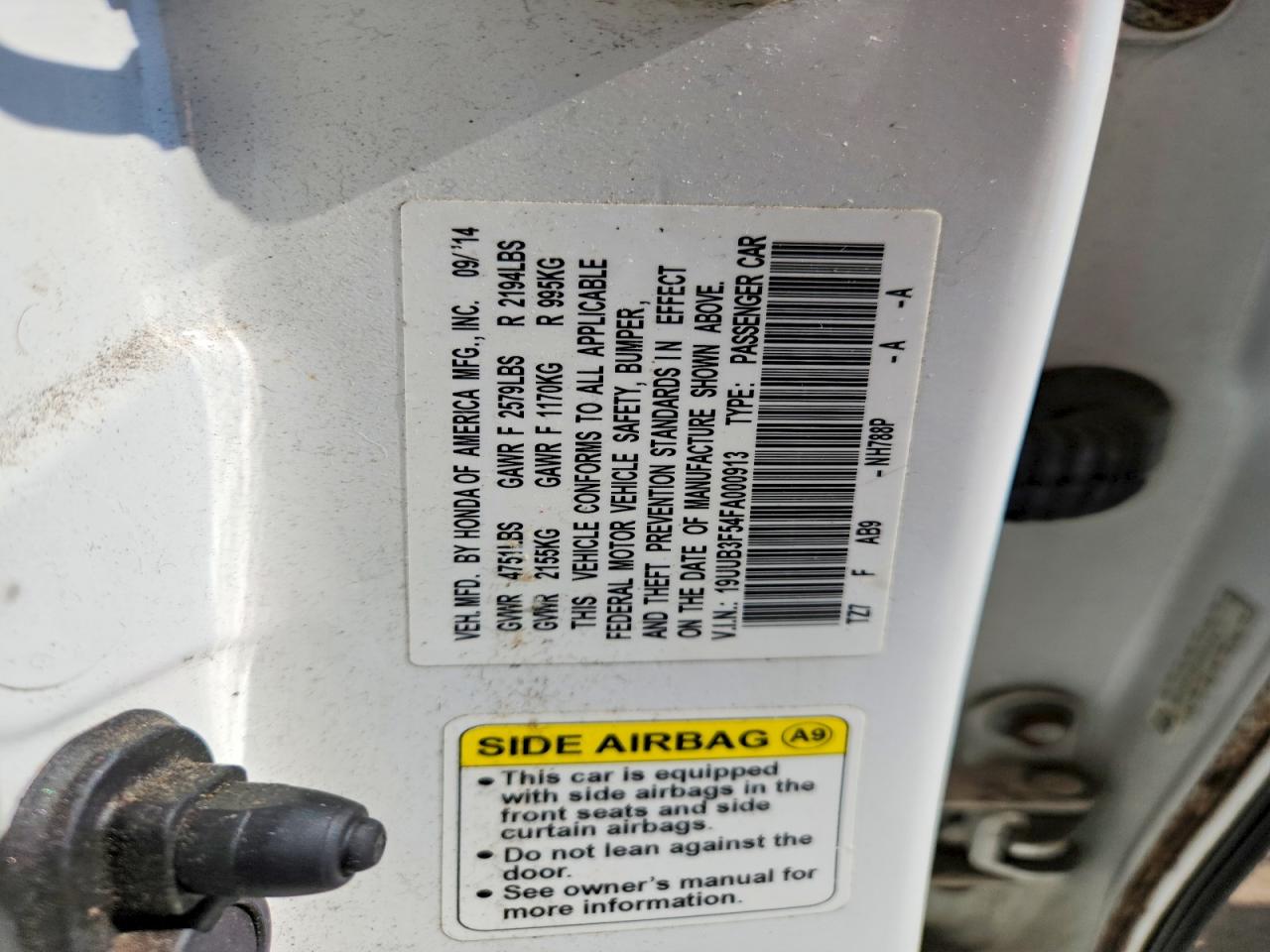 2015 Acura Tlx Tech White vin: 19UUB3F54FA000913