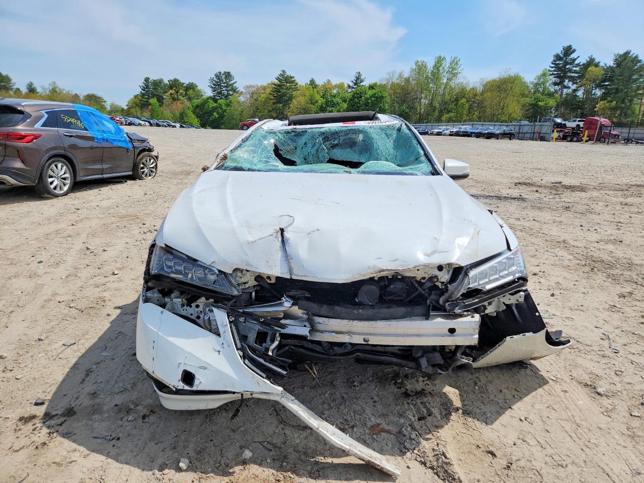 2015 Acura Tlx Tech White vin: 19UUB3F54FA010132