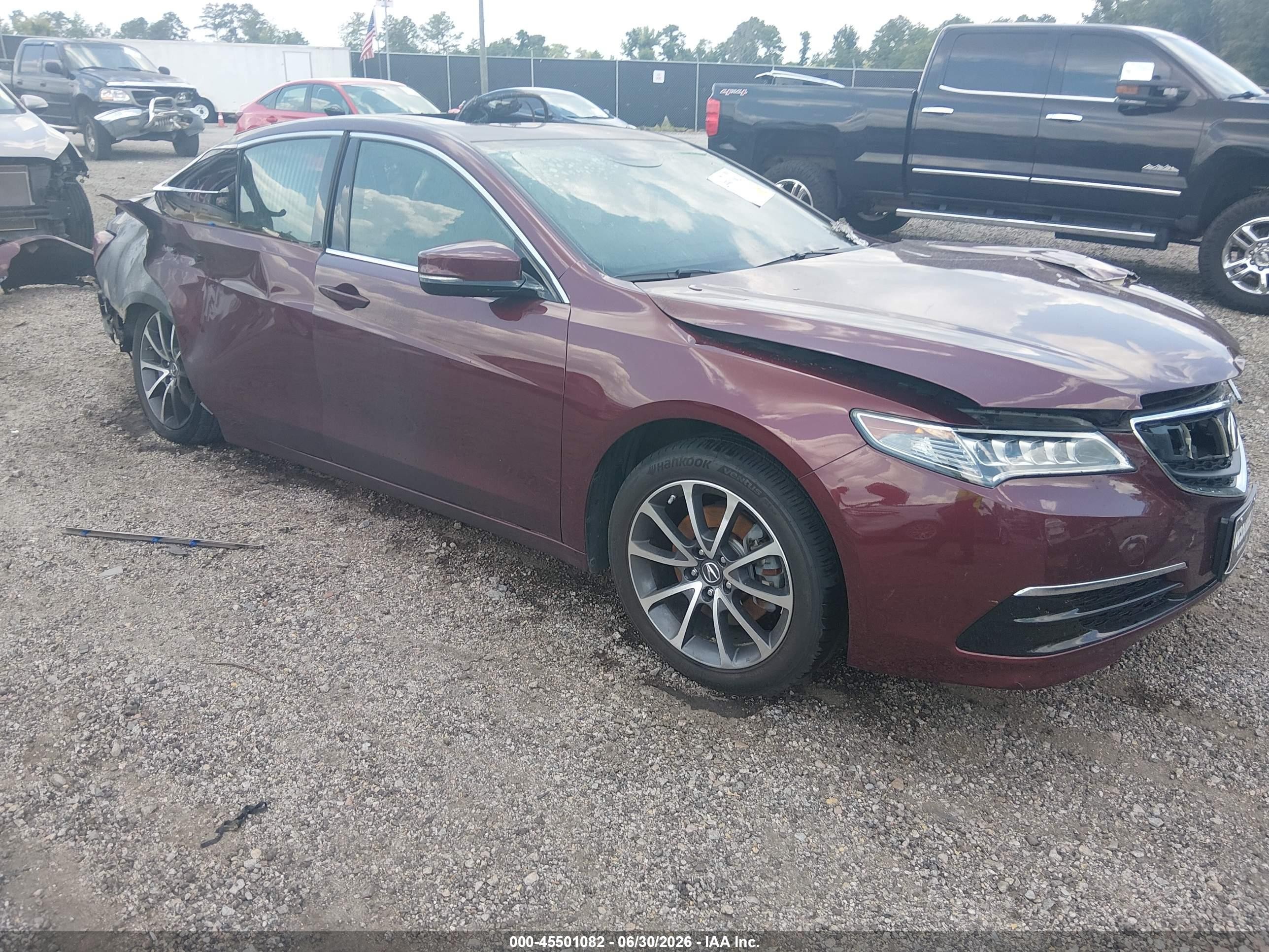 2015 Acura Tlx V6 Tech Red vin: 19UUB3F55FA000712