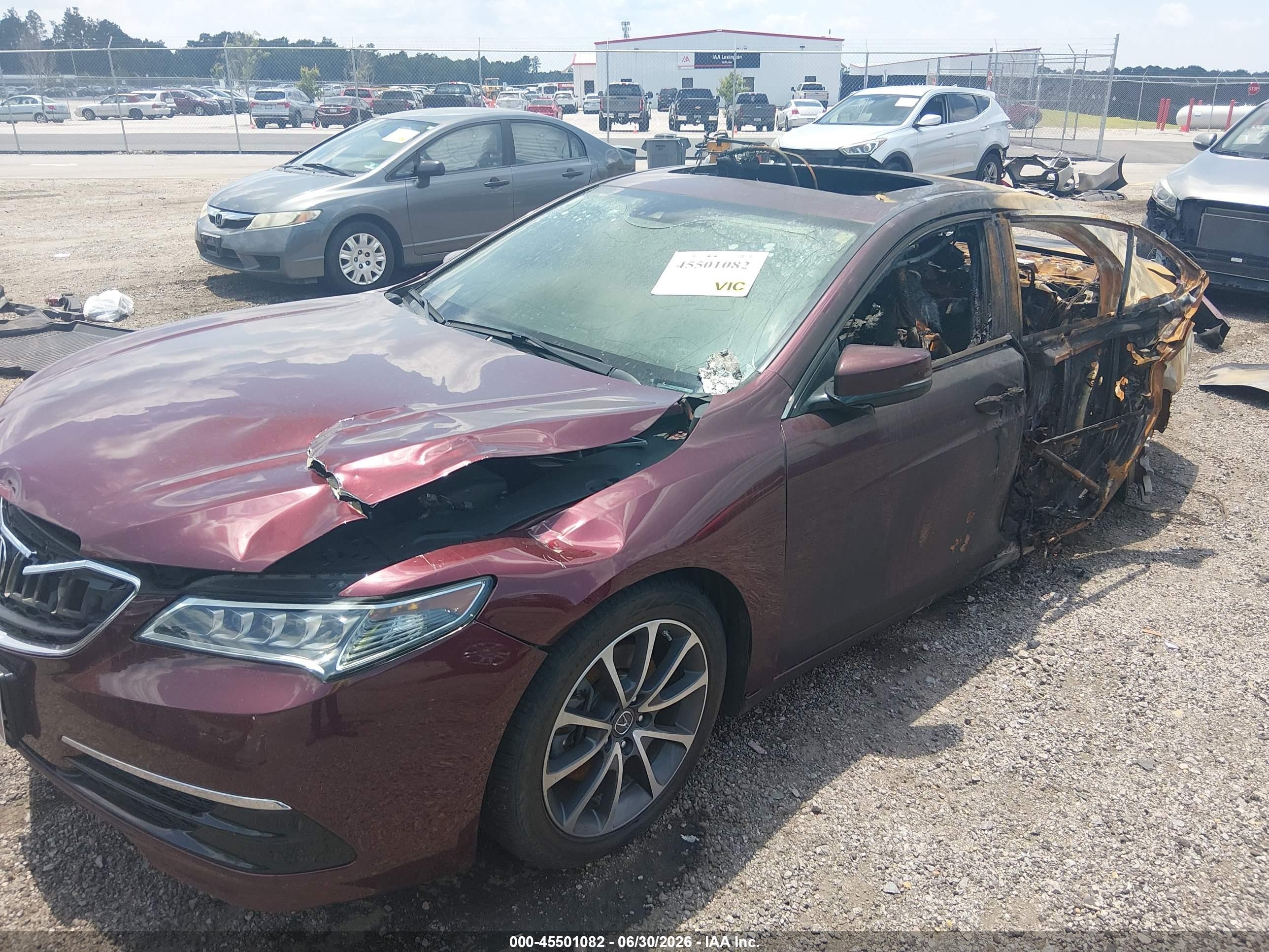 2015 Acura Tlx V6 Tech Red vin: 19UUB3F55FA000712