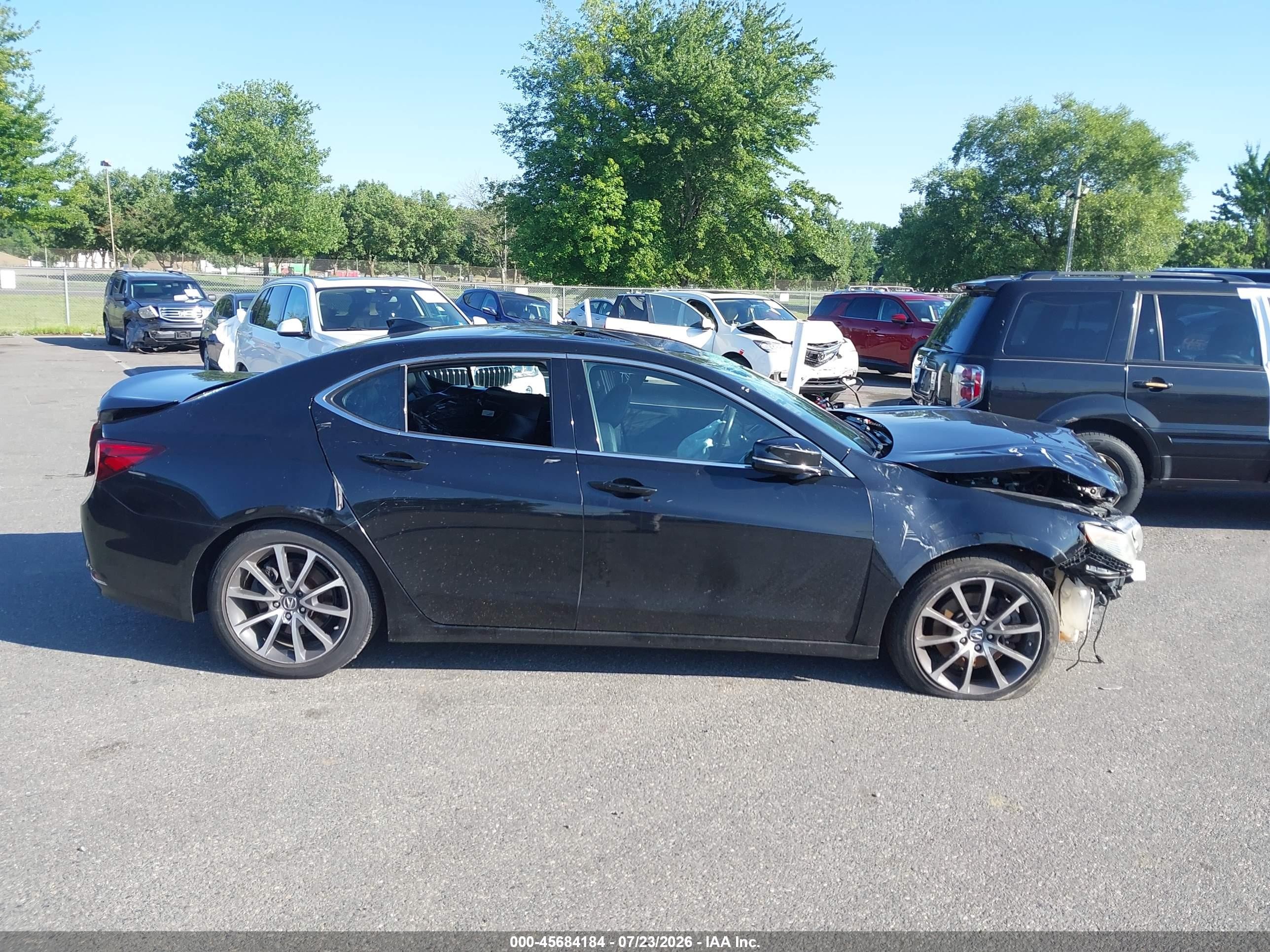 2015 Acura Tlx V6 Tech Black vin: 19UUB3F55FA002072