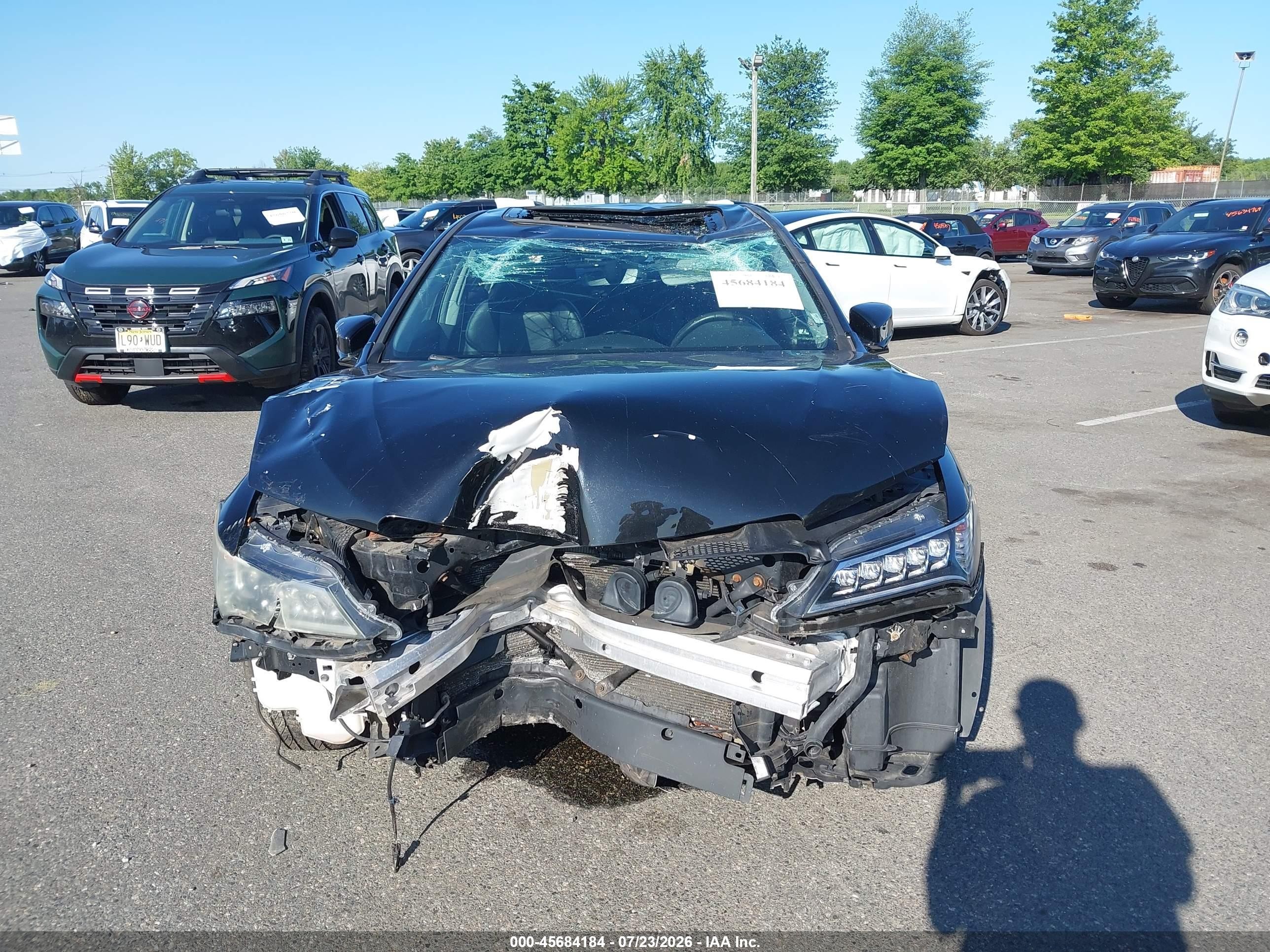 2015 Acura Tlx V6 Tech Black vin: 19UUB3F55FA002072