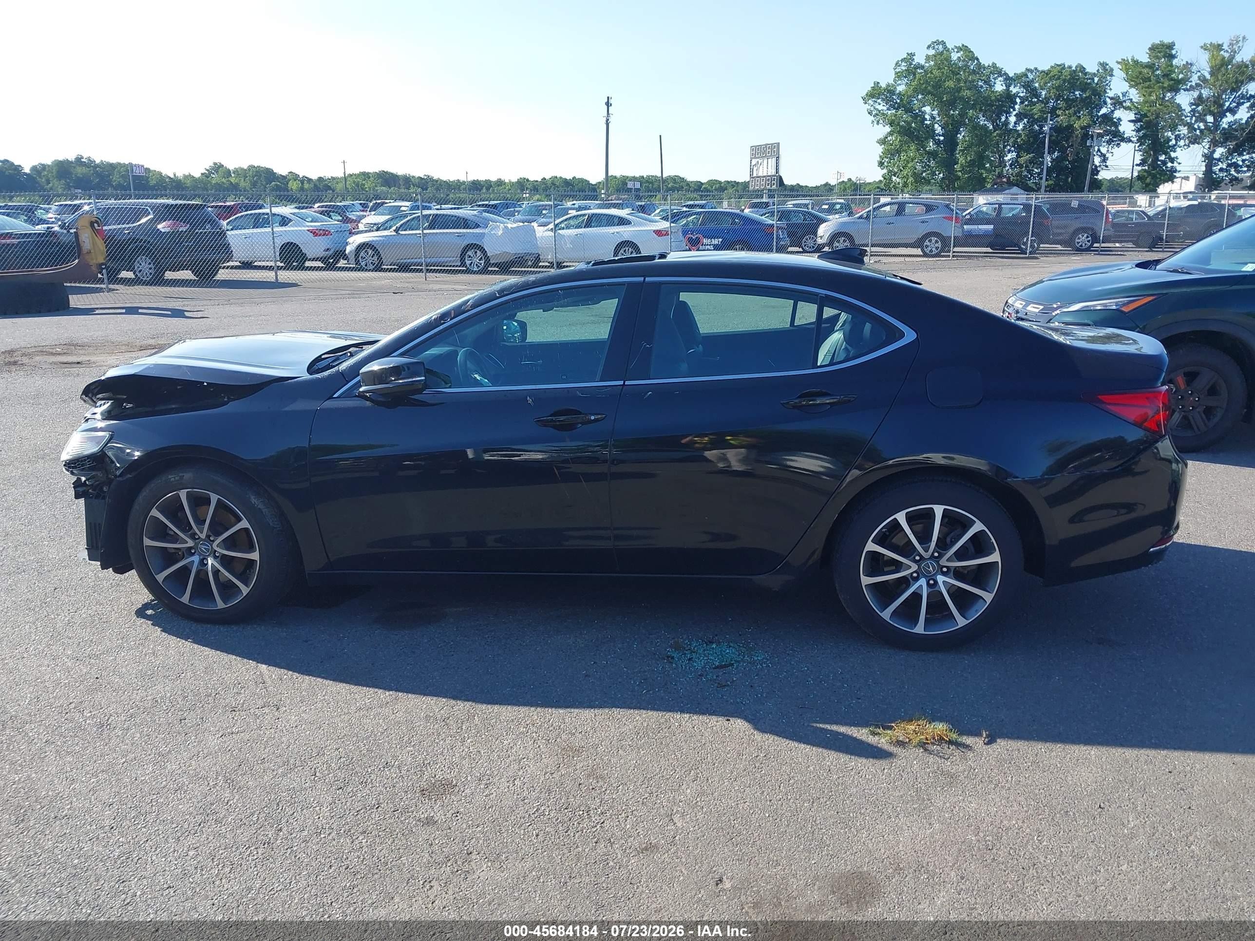 2015 Acura Tlx V6 Tech Black vin: 19UUB3F55FA002072
