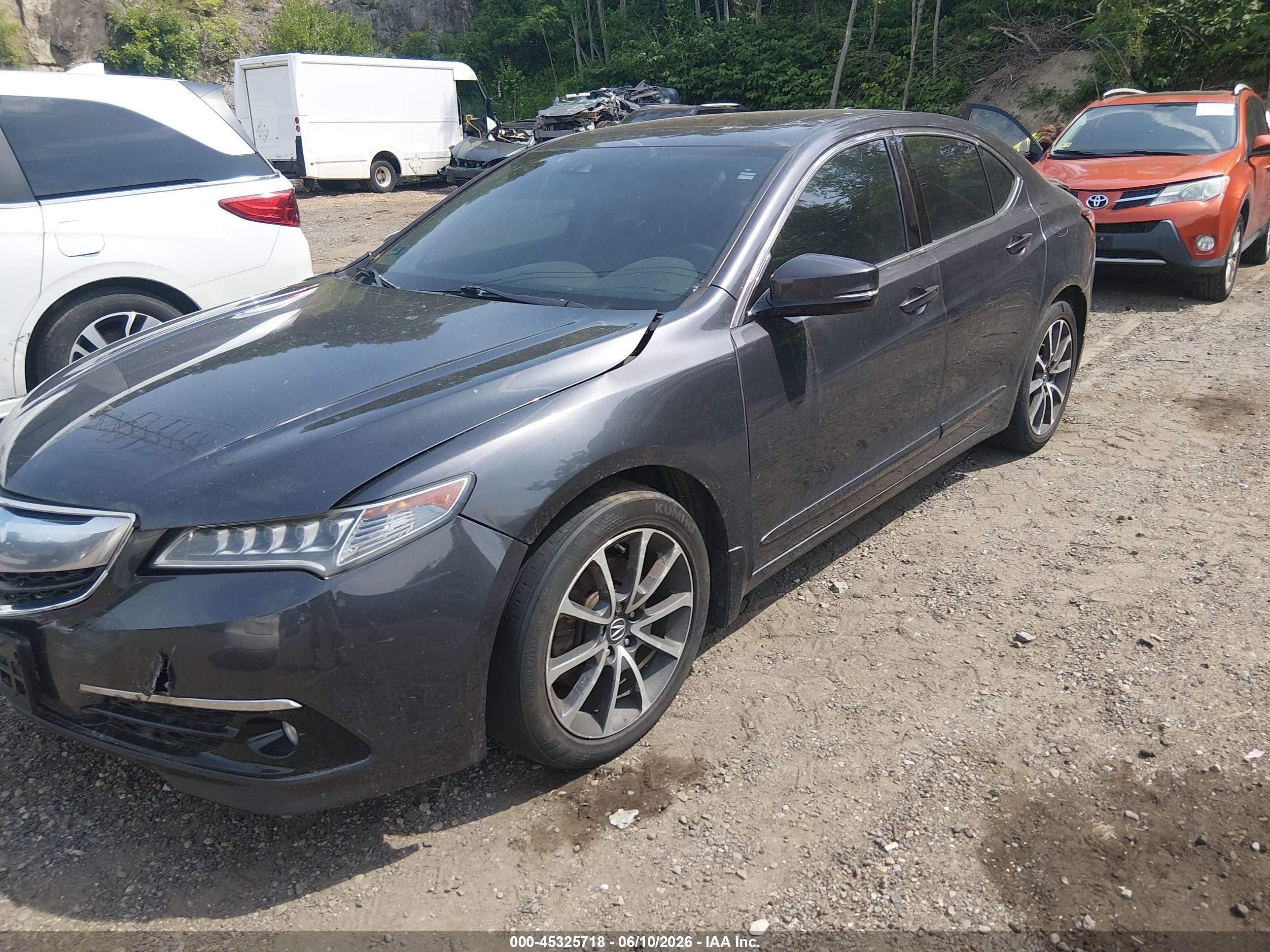 2015 Acura Tlx V6 Tech Black vin: 19UUB3F55FA005537