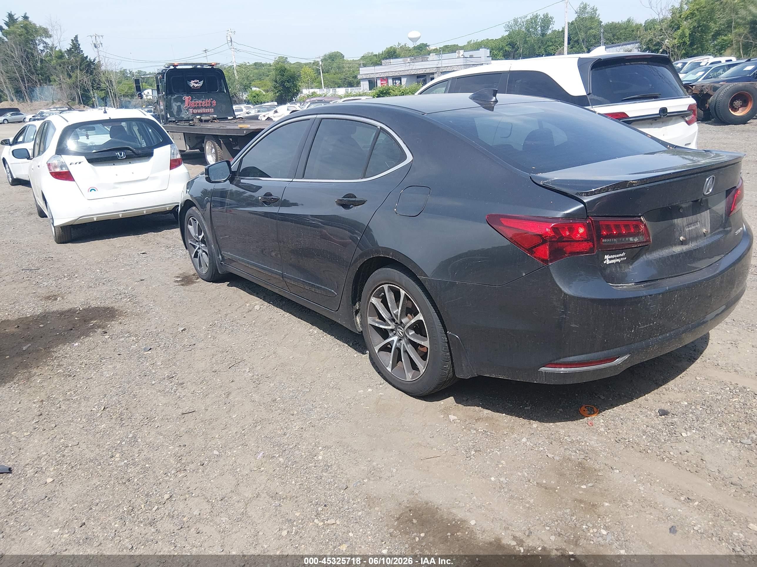 2015 Acura Tlx V6 Tech Black vin: 19UUB3F55FA005537
