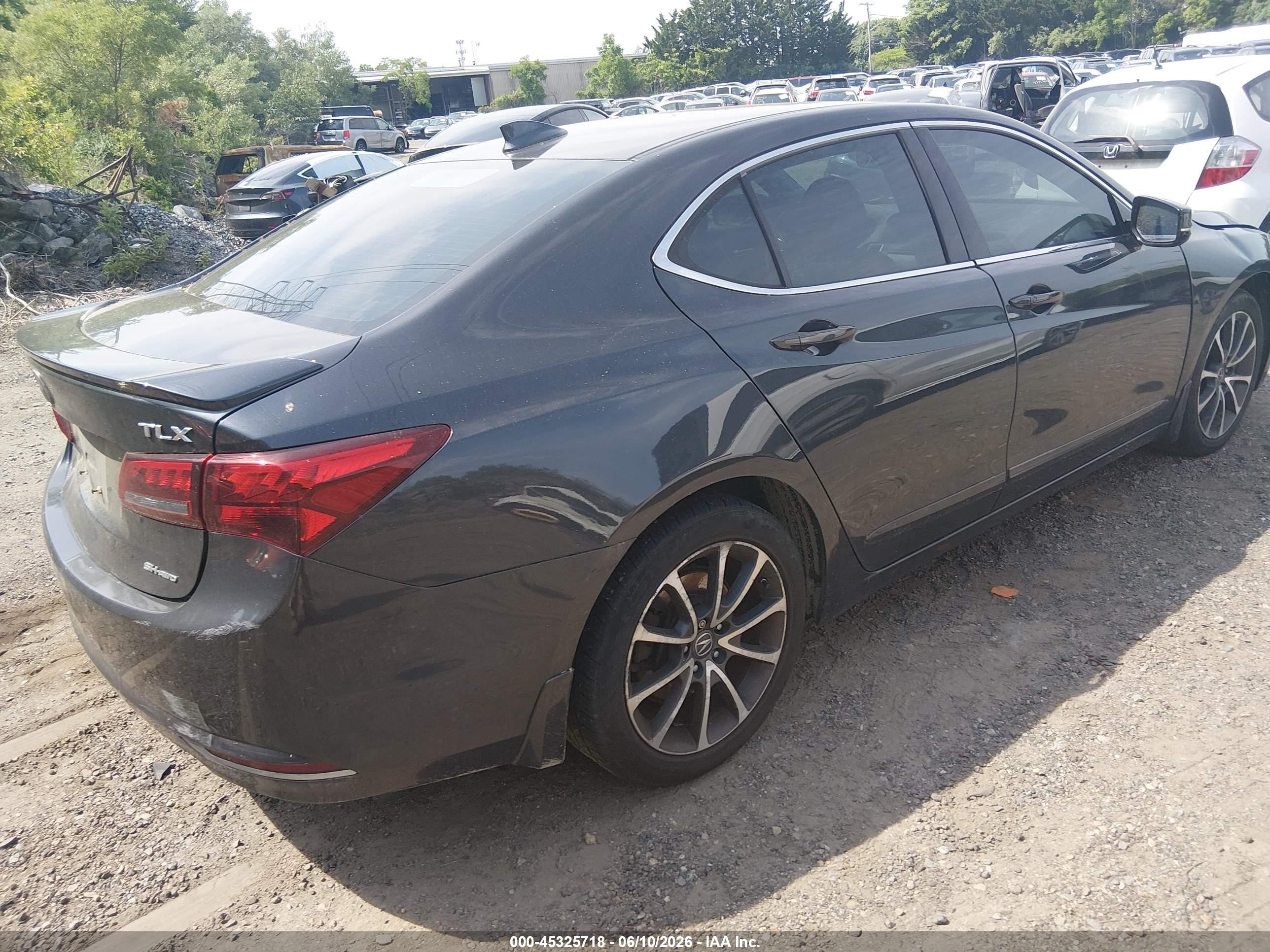 2015 Acura Tlx V6 Tech Black vin: 19UUB3F55FA005537