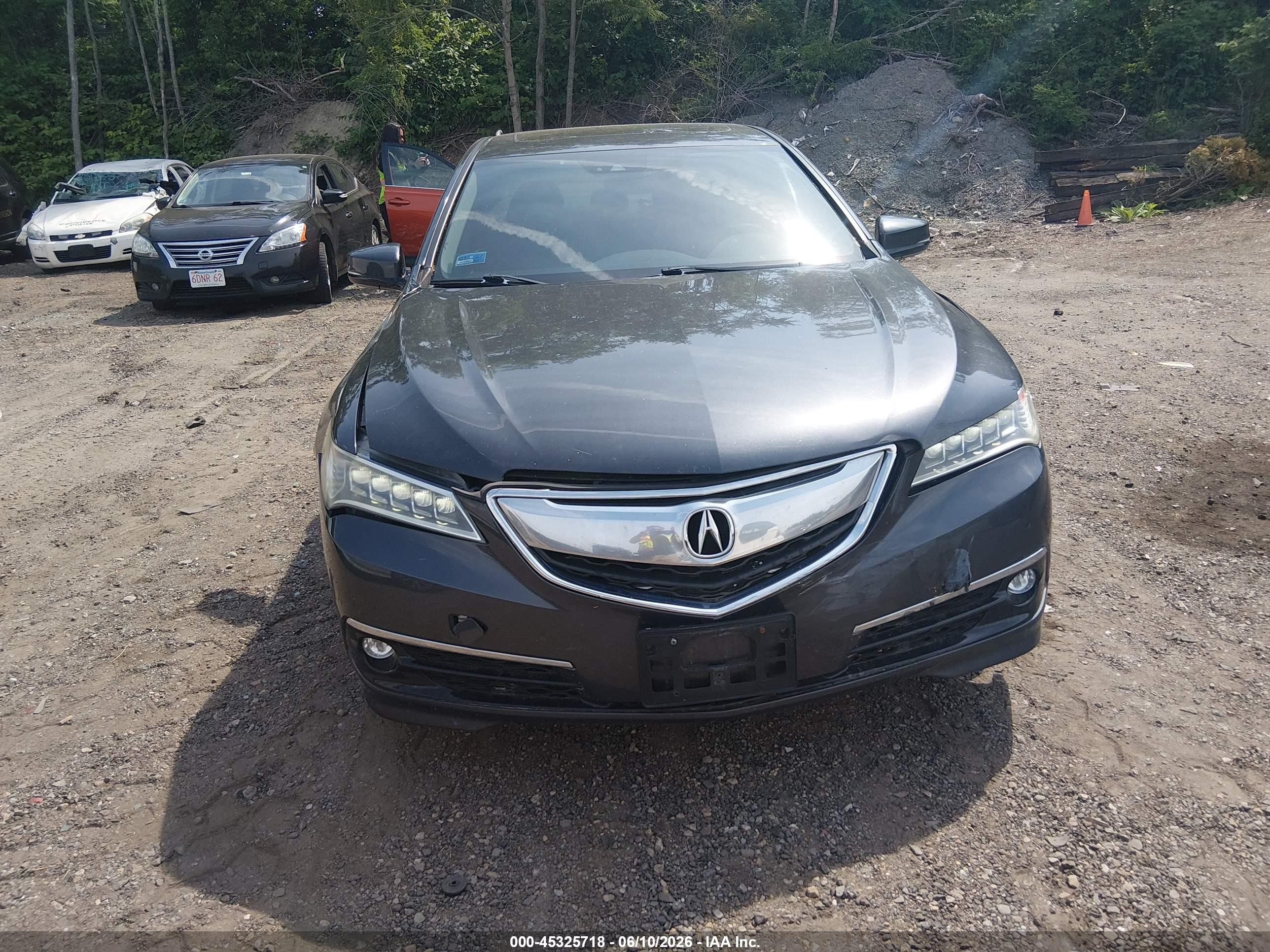 2015 Acura Tlx V6 Tech Black vin: 19UUB3F55FA005537