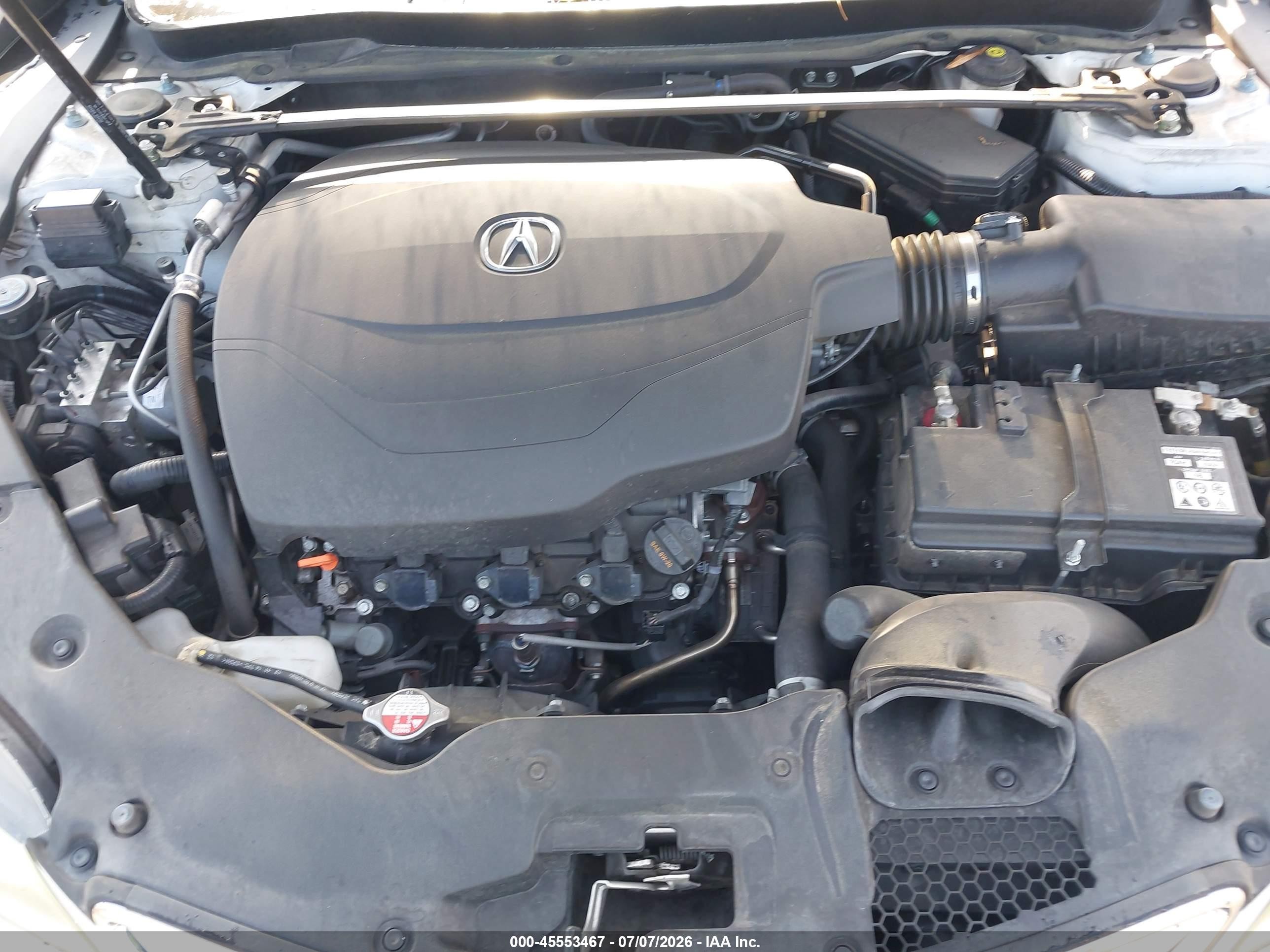 2015 Acura Tlx V6 Tech White vin: 19UUB3F55FA009054