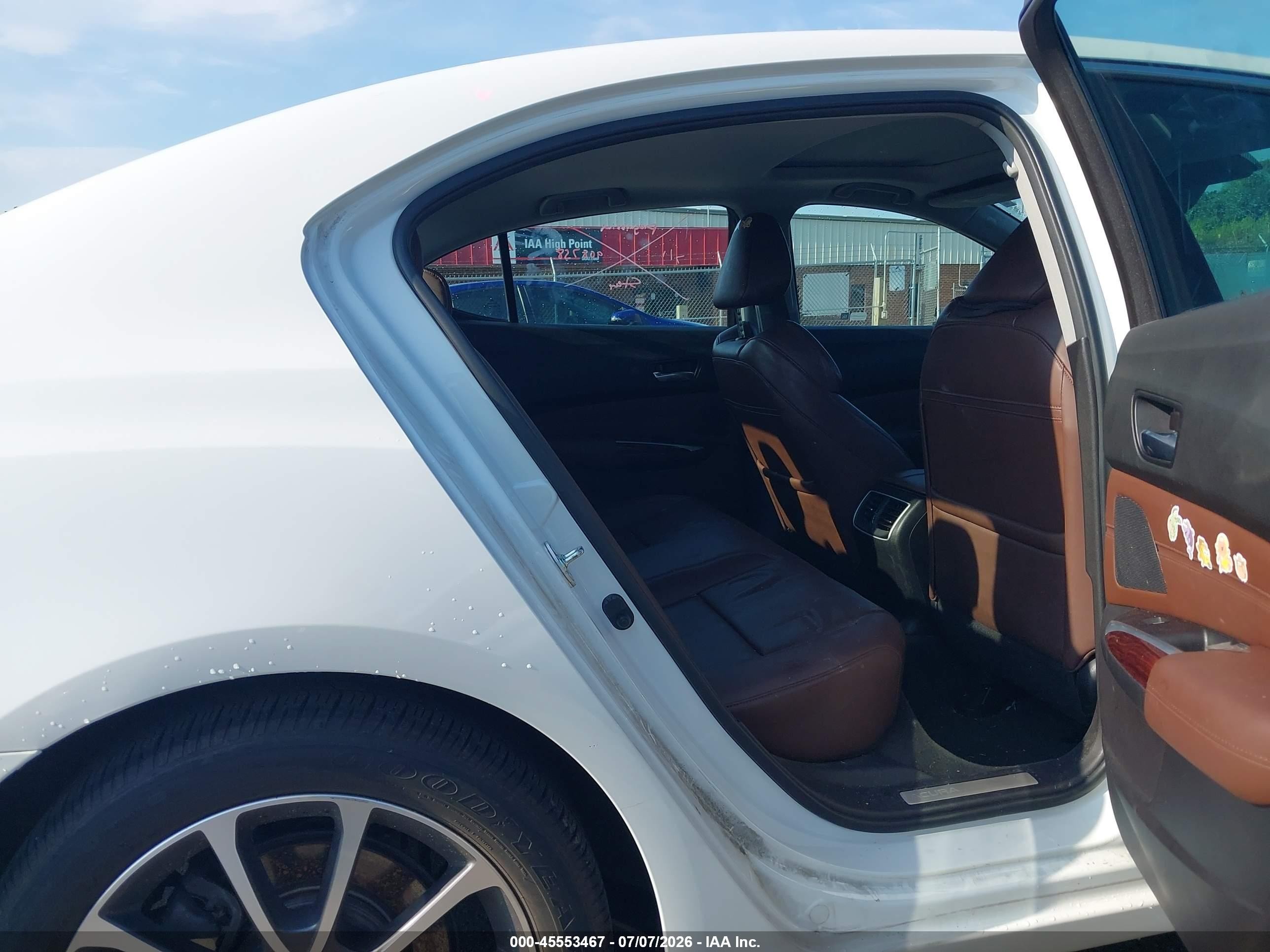 2015 Acura Tlx V6 Tech White vin: 19UUB3F55FA009054