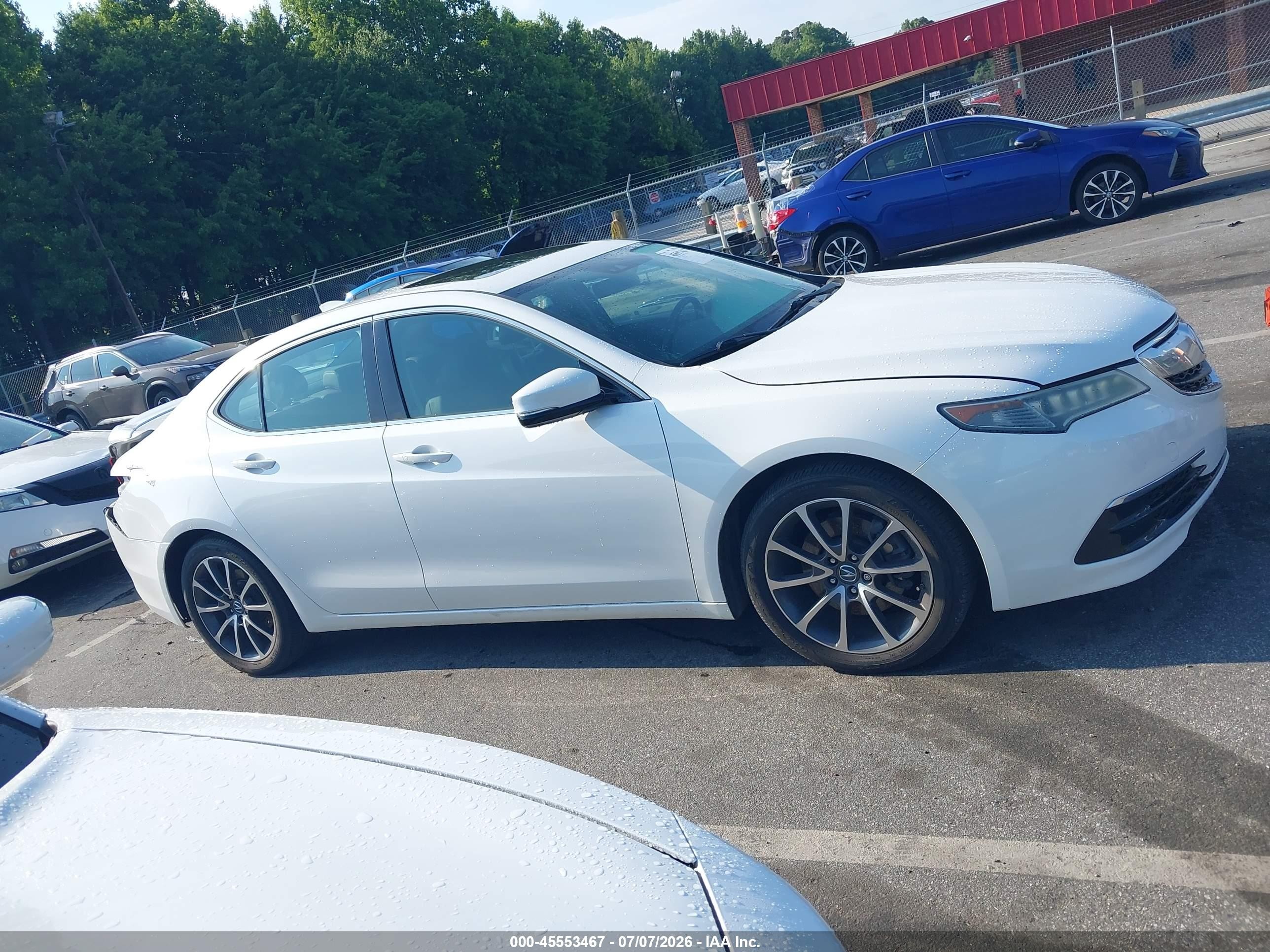 2015 Acura Tlx V6 Tech White vin: 19UUB3F55FA009054