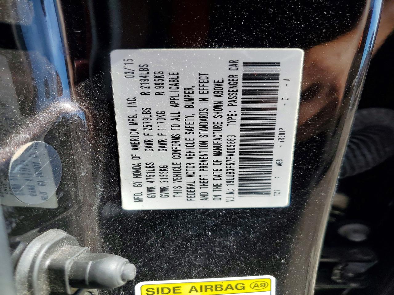 2015 Acura Tlx Tech Purple vin: 19UUB3F57FA005863