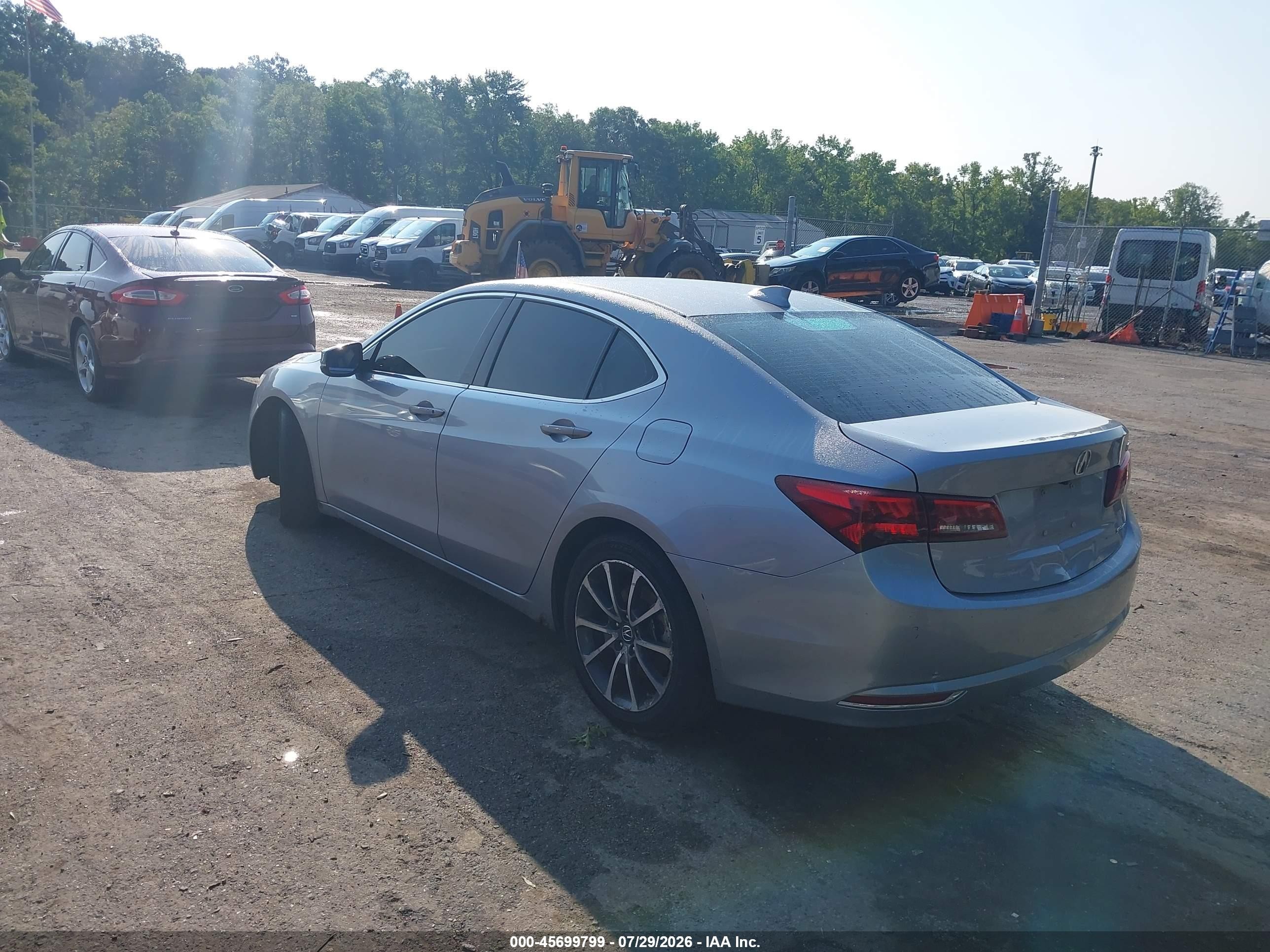 2015 Acura Tlx V6 Tech Серебряный vin: 19UUB3F57FA008620