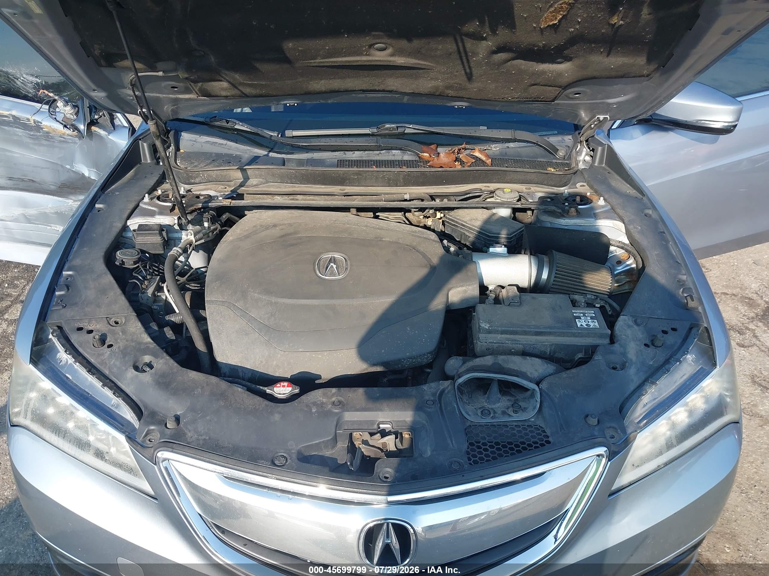 2015 Acura Tlx V6 Tech Серебряный vin: 19UUB3F57FA008620