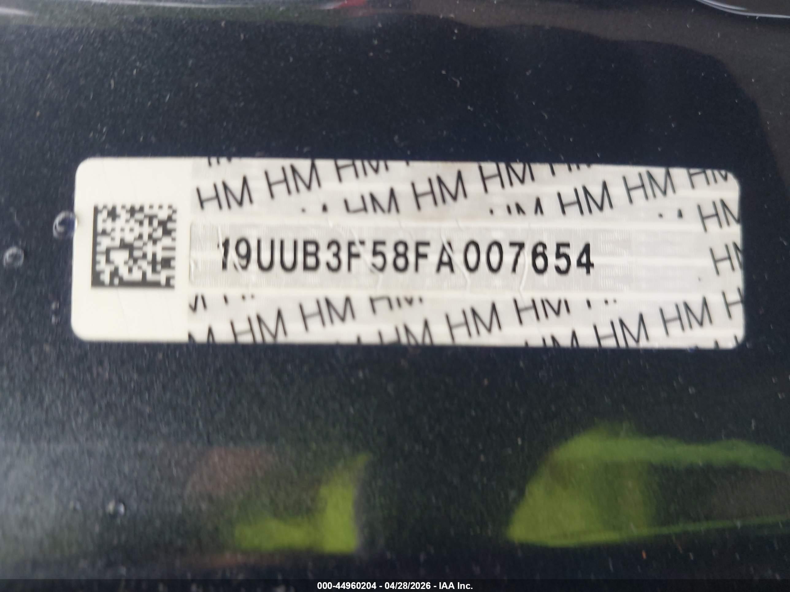 2015 Acura Tlx V6 Tech Black vin: 19UUB3F58FA007654