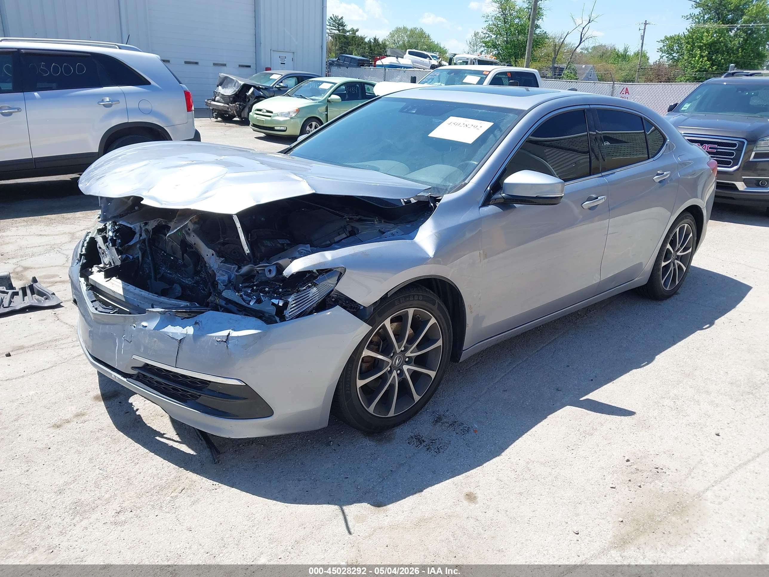 2015 Acura Tlx V6 Tech Silver vin: 19UUB3F59FA005914