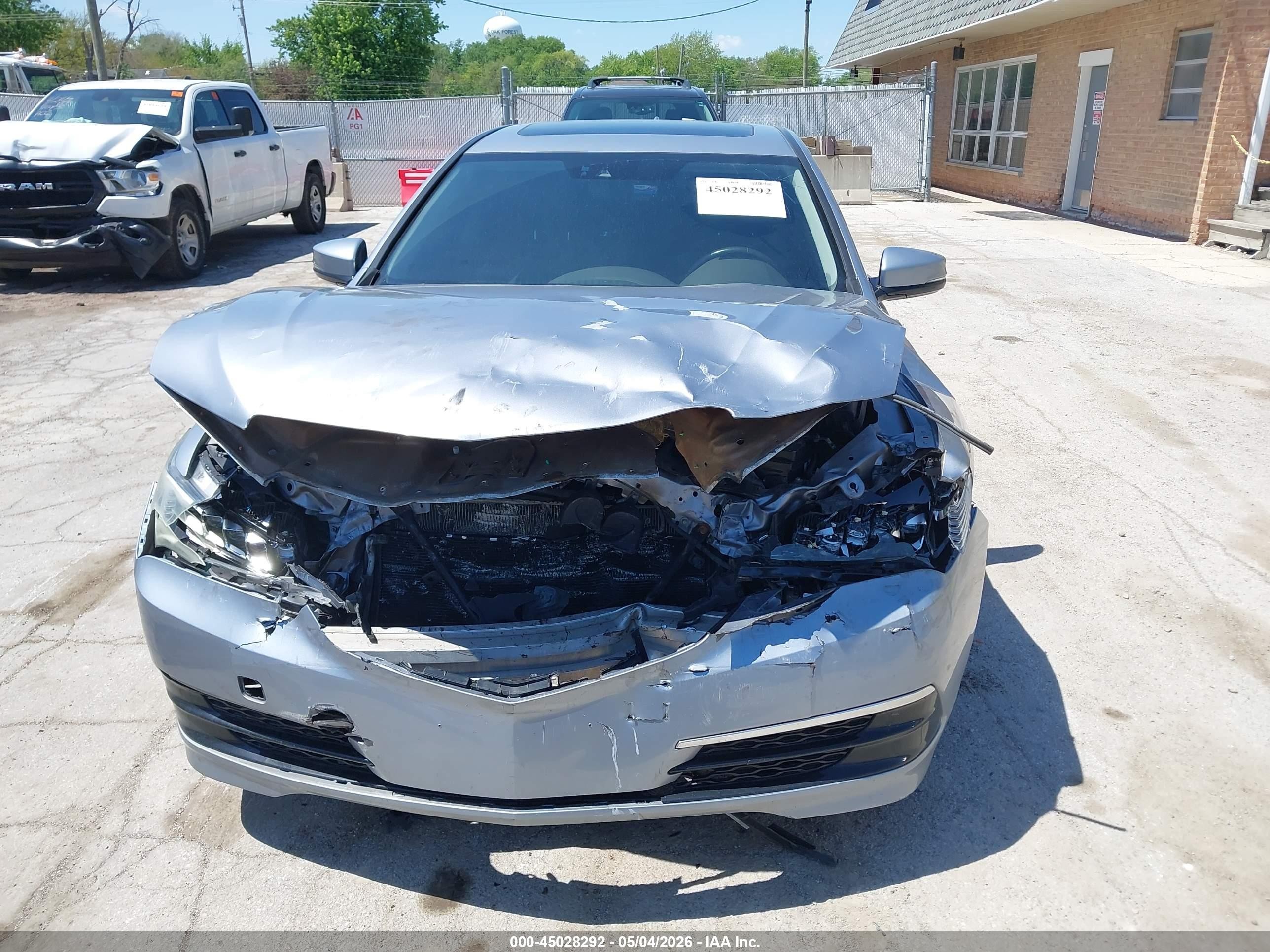 2015 Acura Tlx V6 Tech Silver vin: 19UUB3F59FA005914