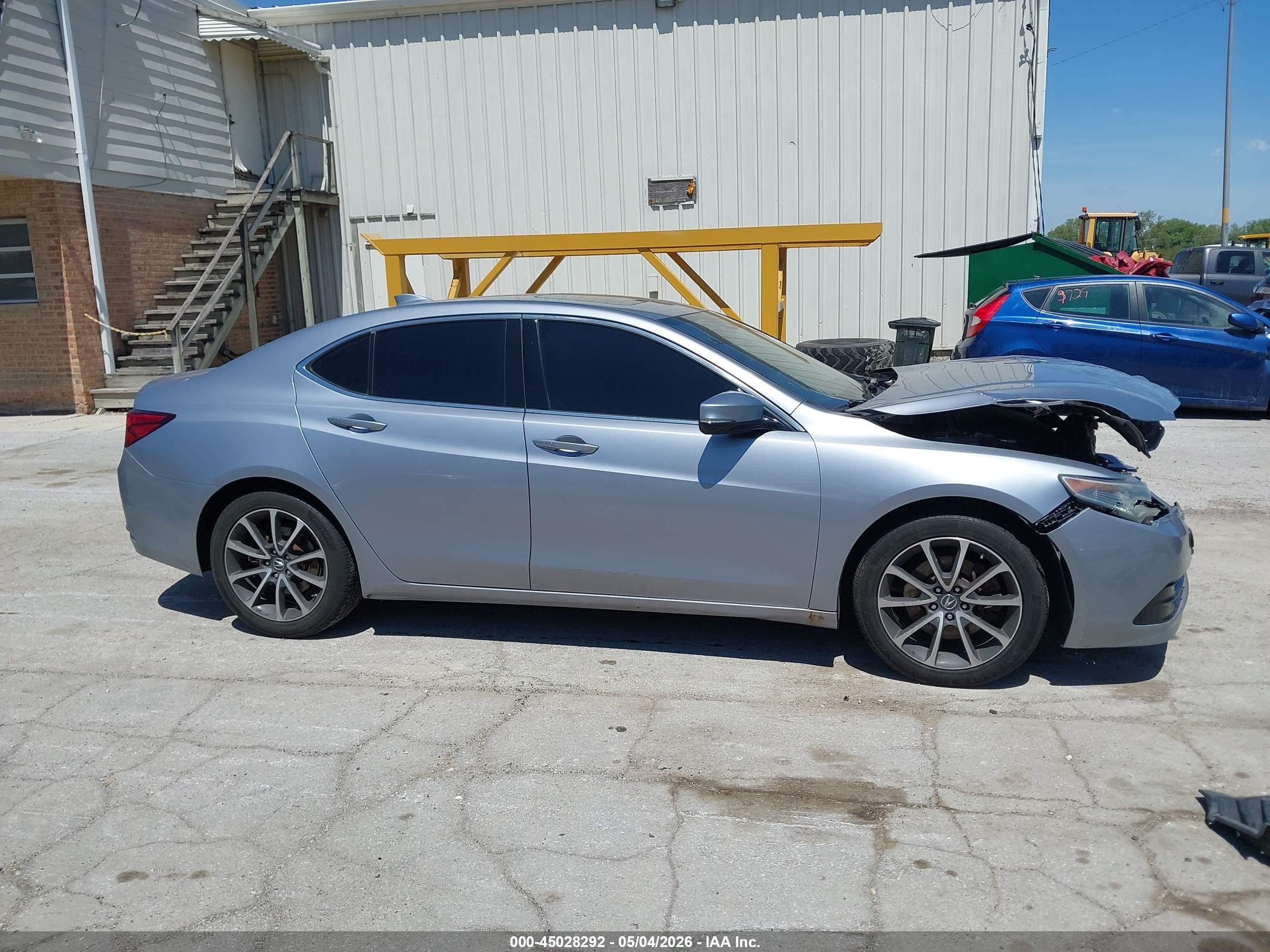 2015 Acura Tlx V6 Tech Silver vin: 19UUB3F59FA005914