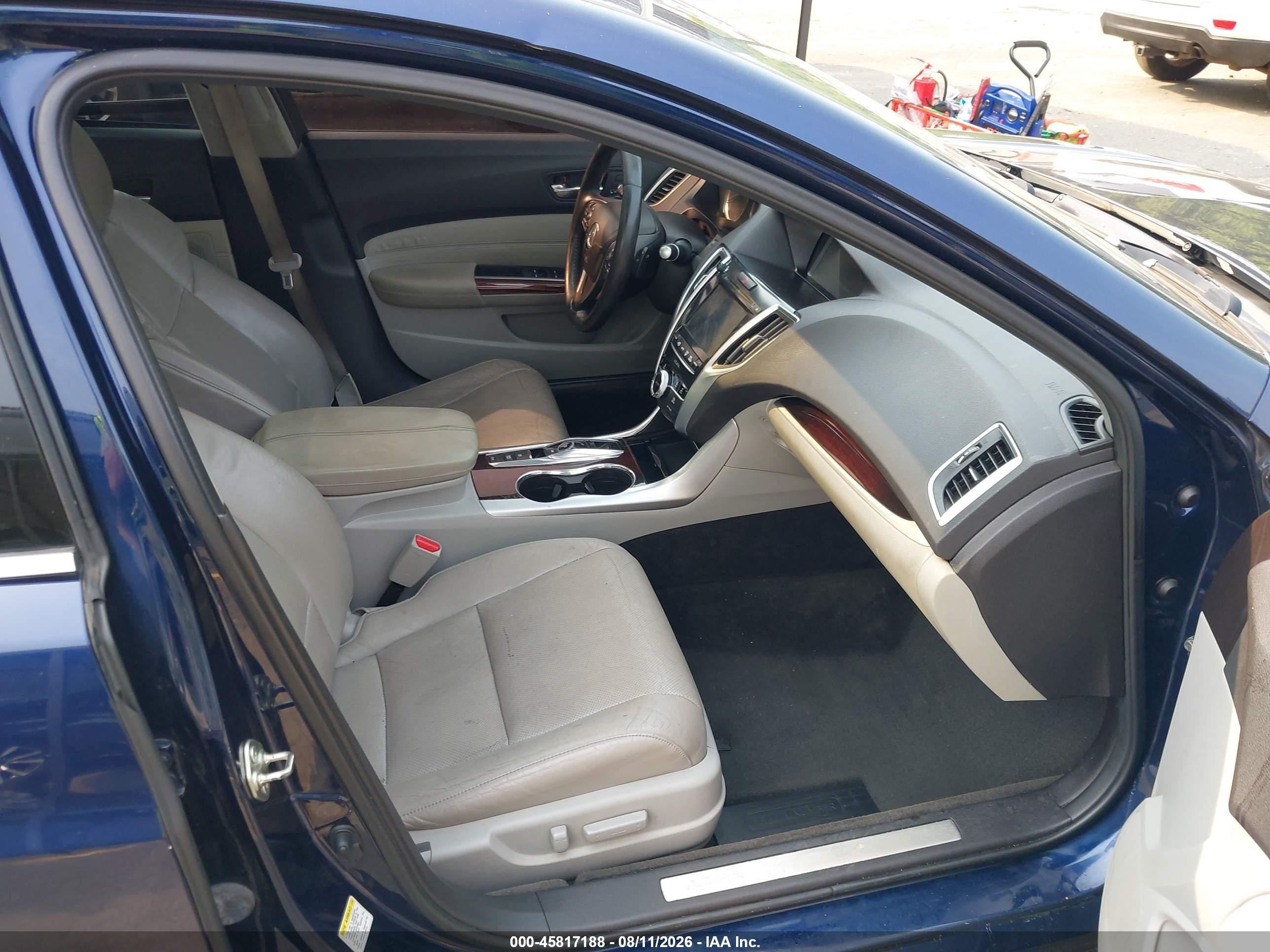 2015 Acura Tlx V6 Tech Blue vin: 19UUB3F59FA010420