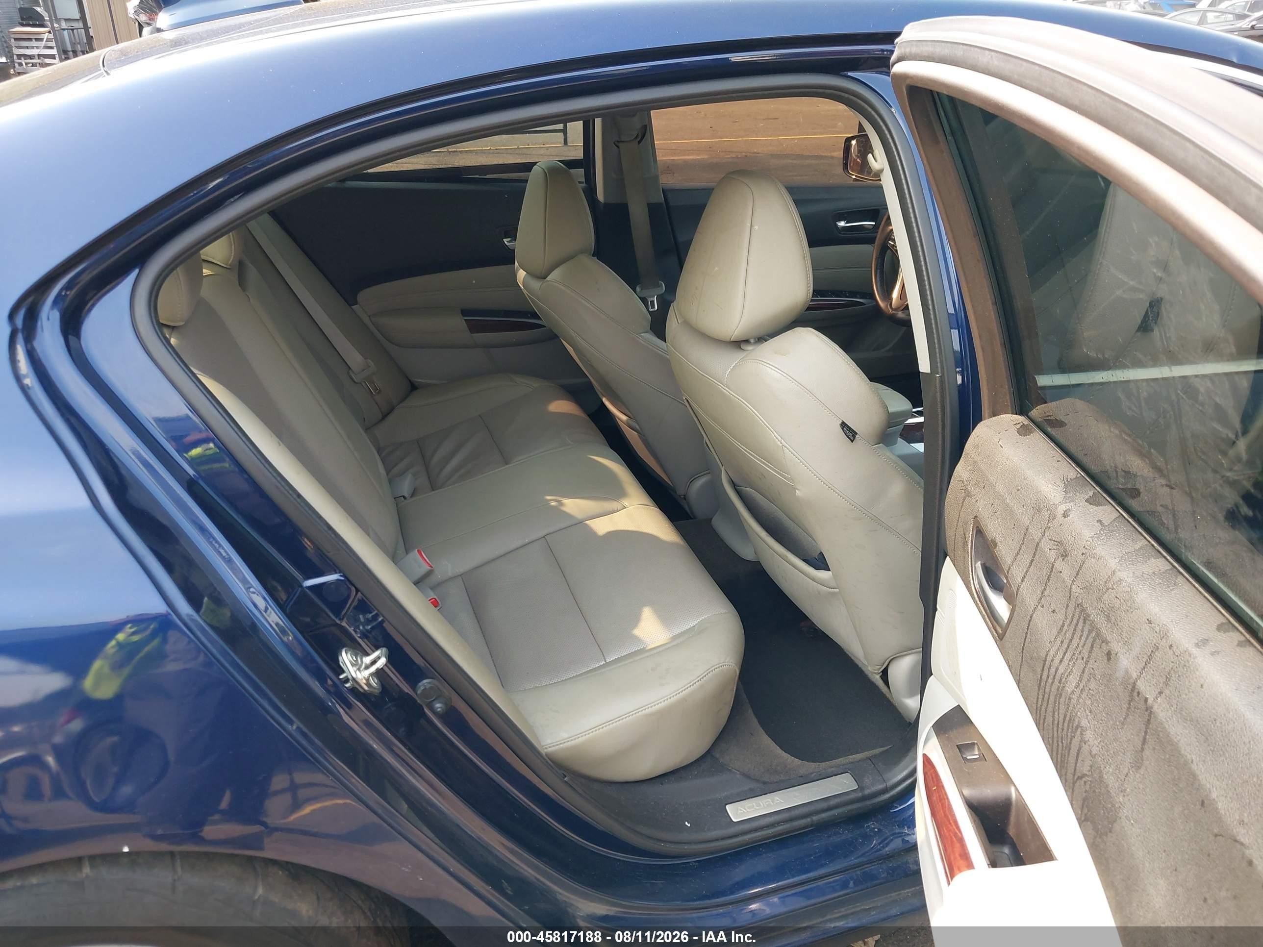 2015 Acura Tlx V6 Tech Blue vin: 19UUB3F59FA010420