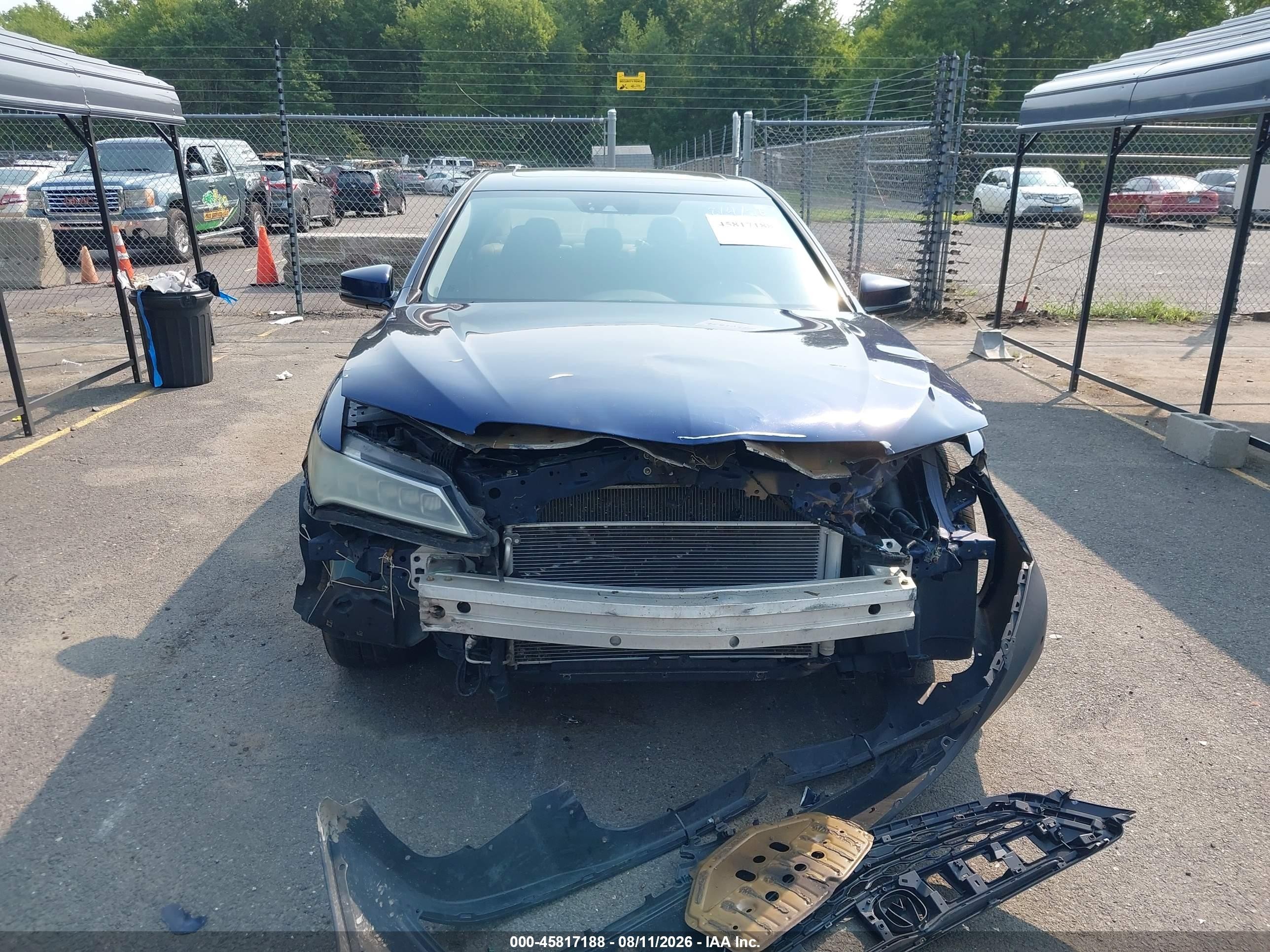 2015 Acura Tlx V6 Tech Blue vin: 19UUB3F59FA010420