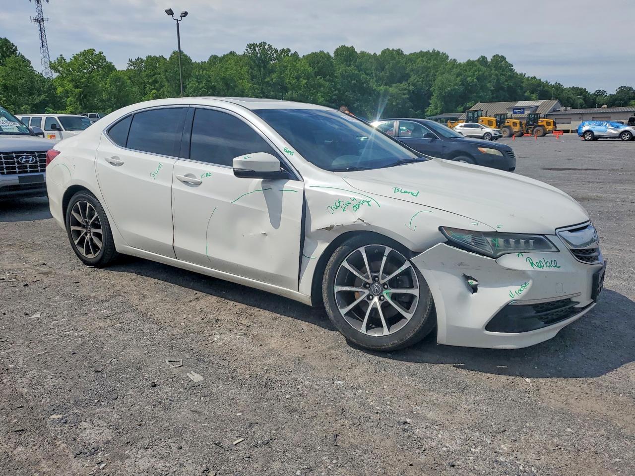 2015 Acura Tlx Tech White vin: 19UUB3F5XFA003248
