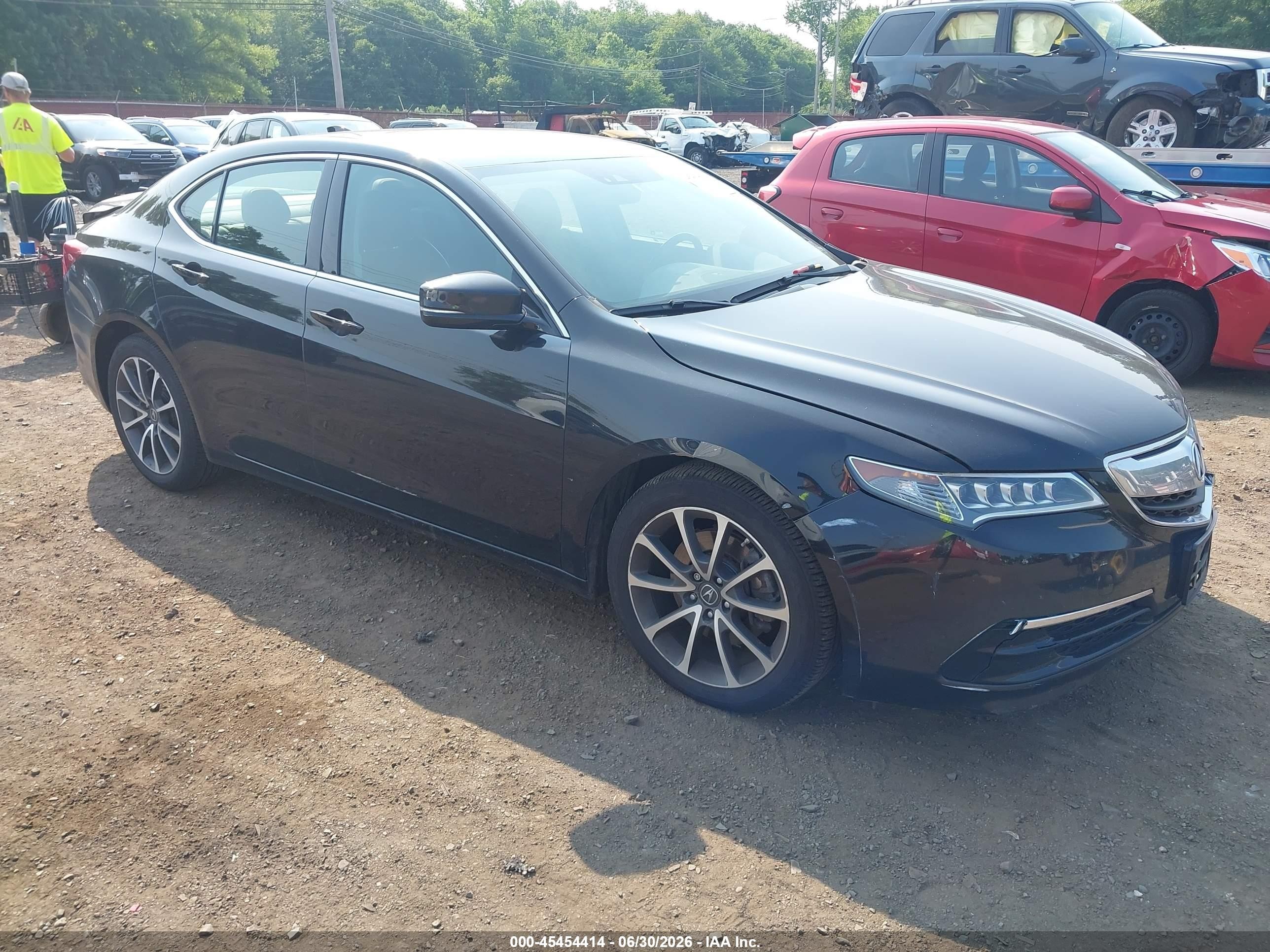 2015 Acura Tlx V6 Tech Black vin: 19UUB3F5XFA010314