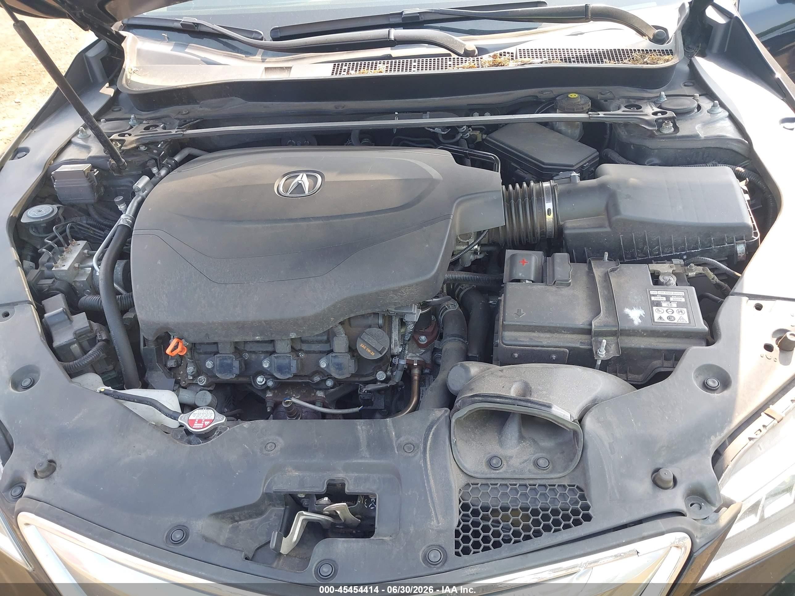 2015 Acura Tlx V6 Tech Черный vin: 19UUB3F5XFA010314