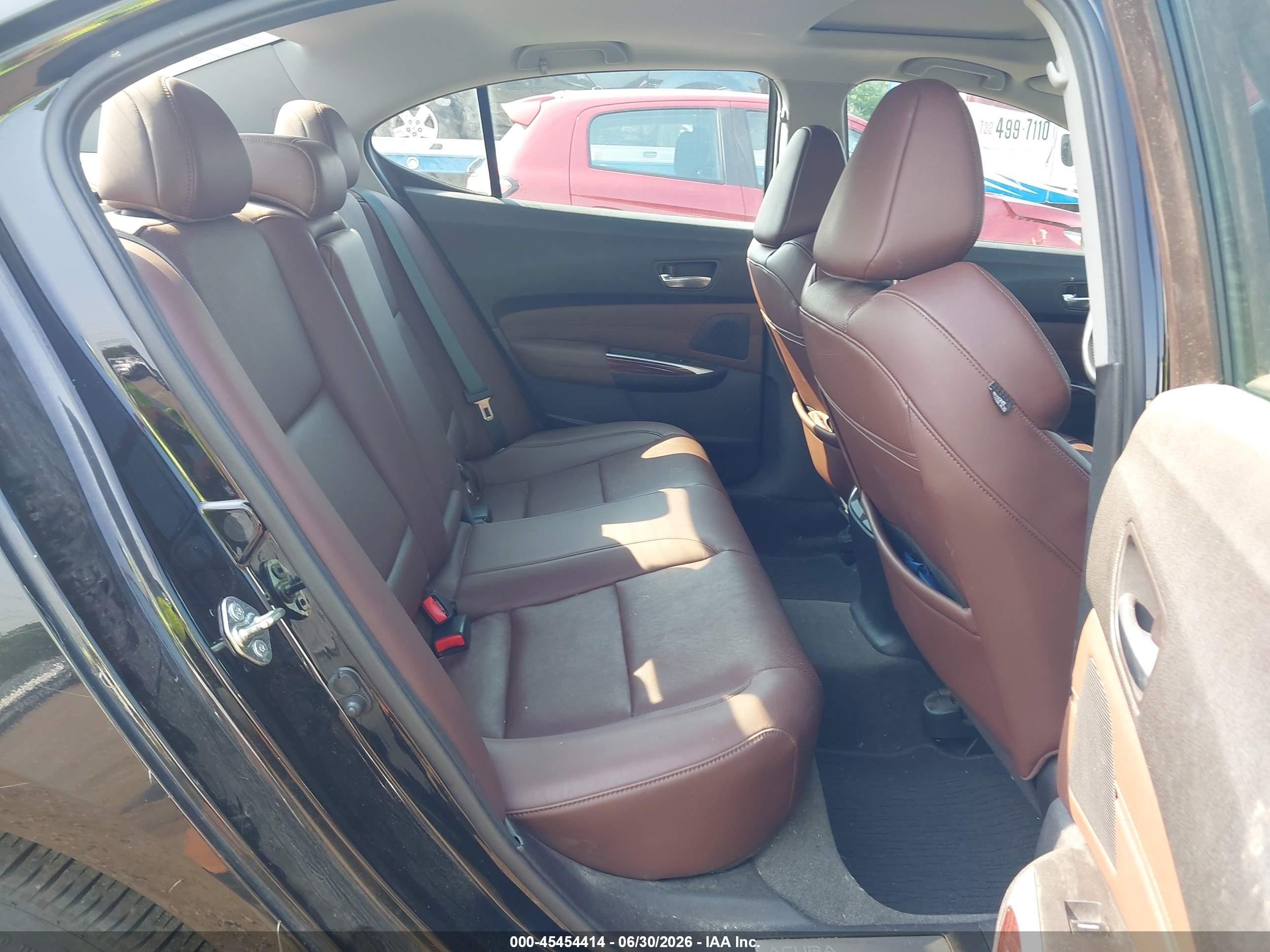 2015 Acura Tlx V6 Tech Черный vin: 19UUB3F5XFA010314