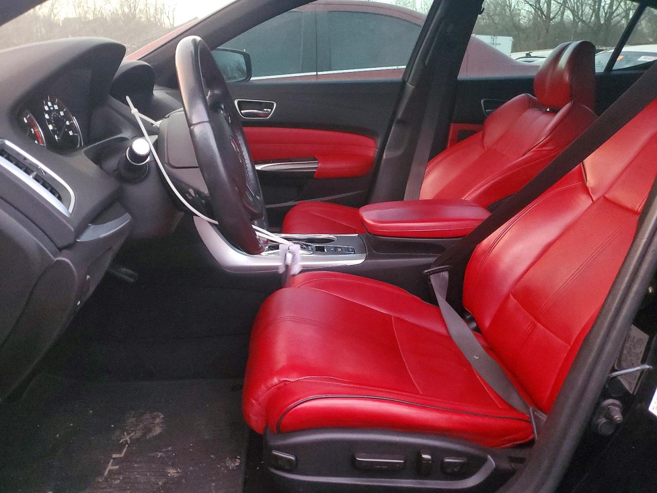 2018 Acura Tlx Tech+a Черный vin: 19UUB3F63JA002184