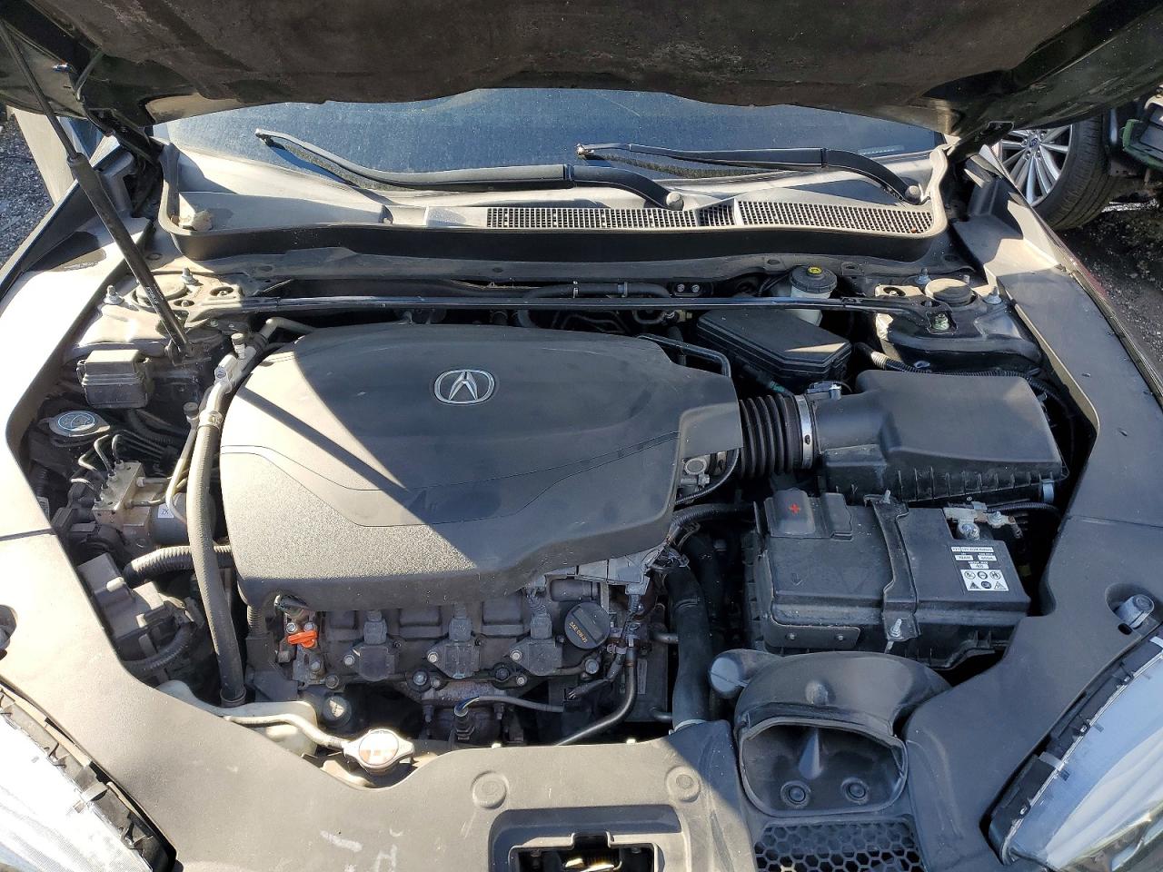 2018 Acura Tlx Tech+a Черный vin: 19UUB3F63JA002184