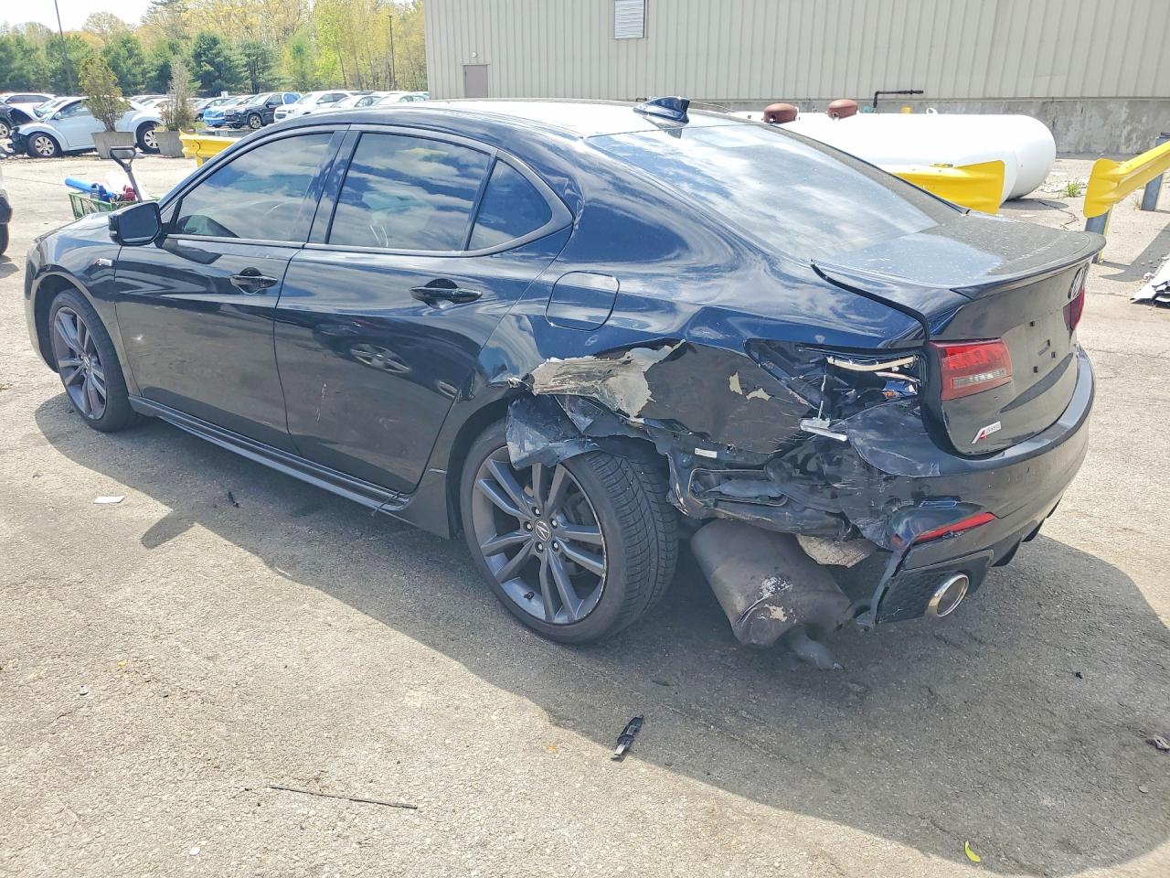 2019 Acura Tlx Technology Черный vin: 19UUB3F63KA004020
