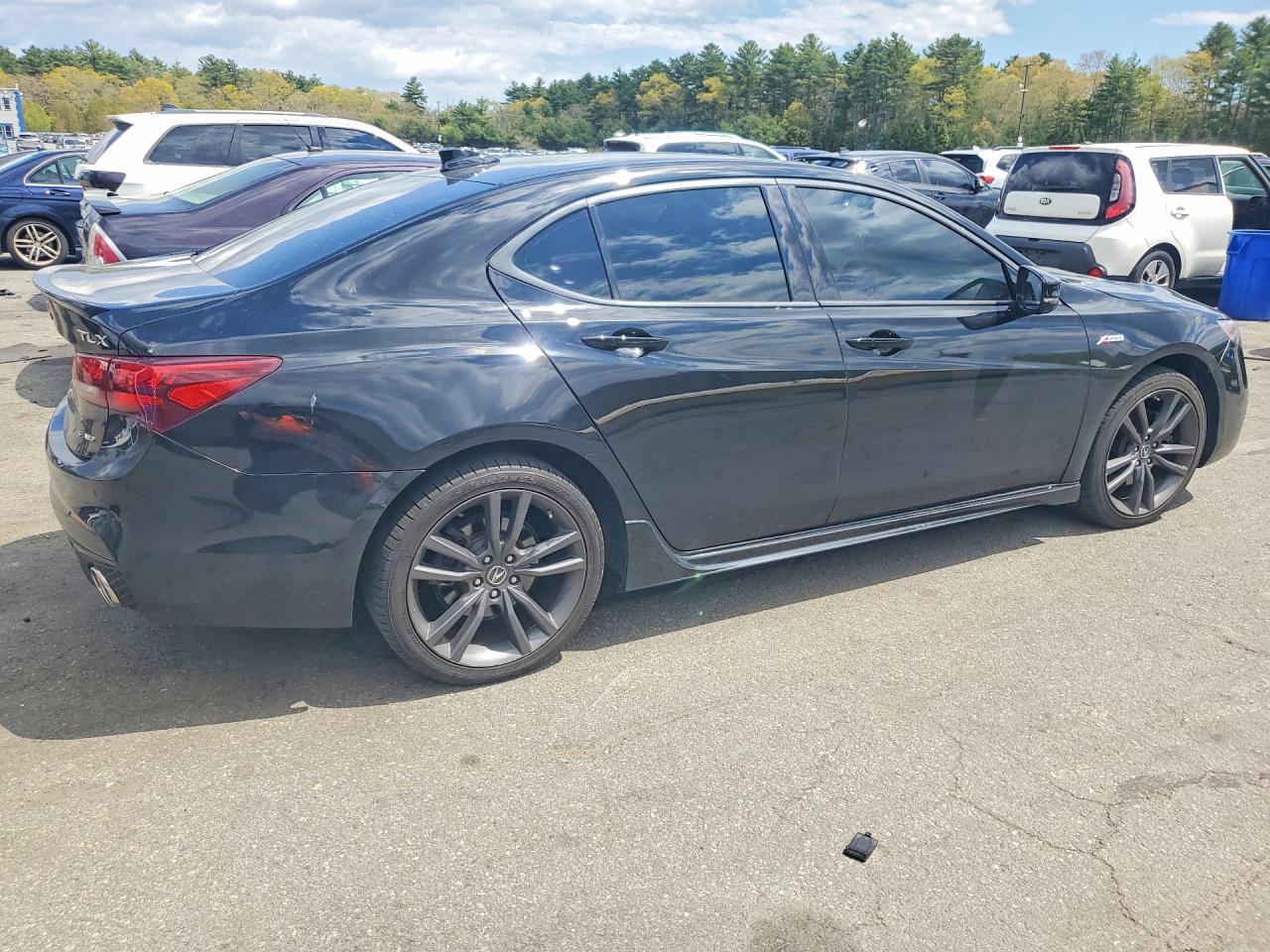 2019 Acura Tlx Technology Черный vin: 19UUB3F63KA004020