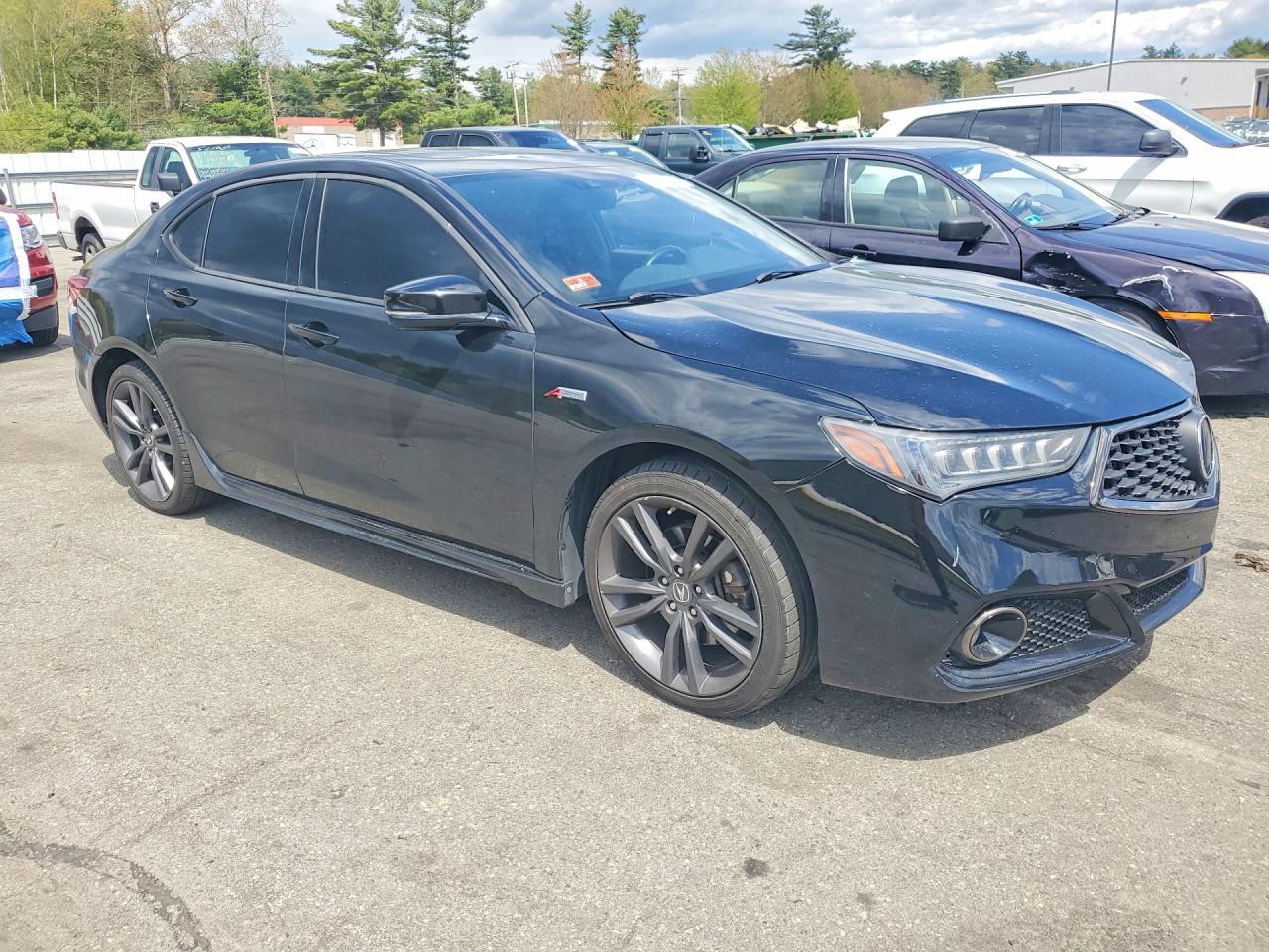 2019 Acura Tlx Technology Черный vin: 19UUB3F63KA004020
