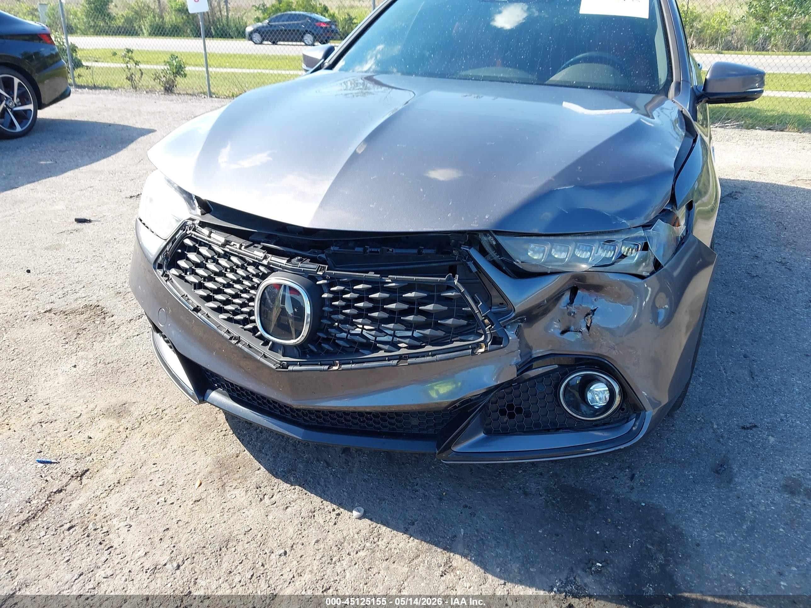 2019 Acura Tlx Tech   A-spec Pkgs Gray vin: 19UUB3F66KA000303
