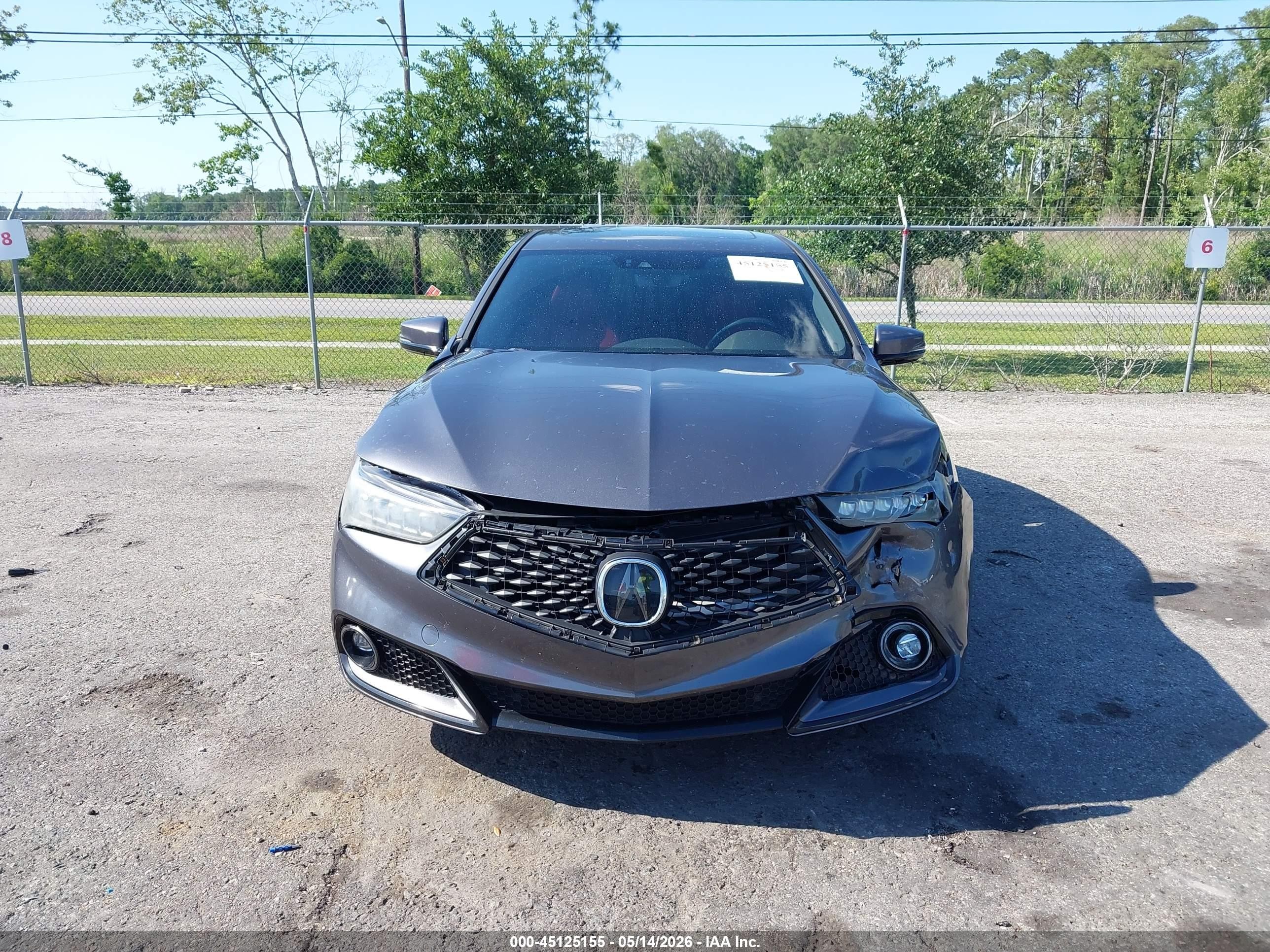 2019 Acura Tlx Tech   A-spec Pkgs Gray vin: 19UUB3F66KA000303