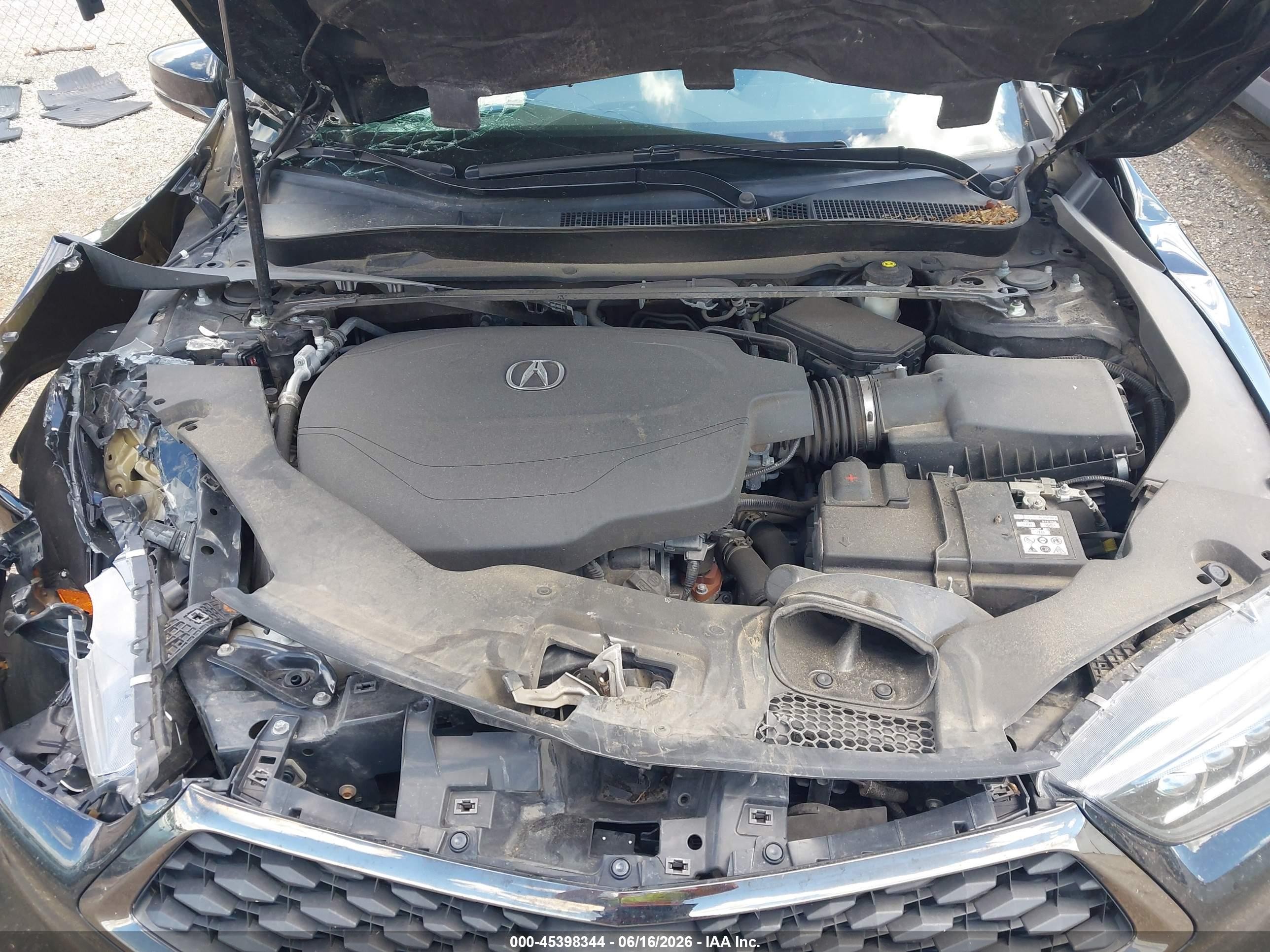 2018 Acura Tlx Tech   A-spec Pkgs Черный vin: 19UUB3F67JA001913