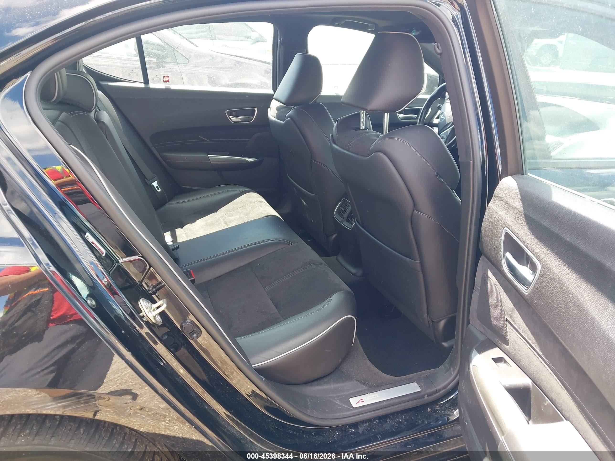 2018 Acura Tlx Tech   A-spec Pkgs Черный vin: 19UUB3F67JA001913