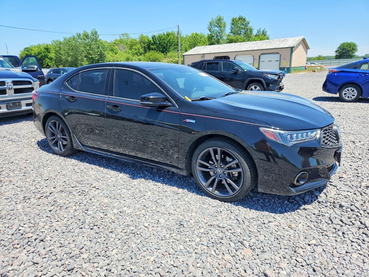 2019 Acura Tlx Black vin: 19UUB3F67KA002674