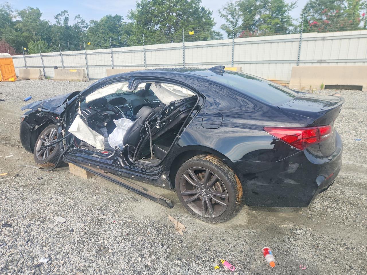 2018 Acura Tlx Tech+a Черный vin: 19UUB3F6XJA006930